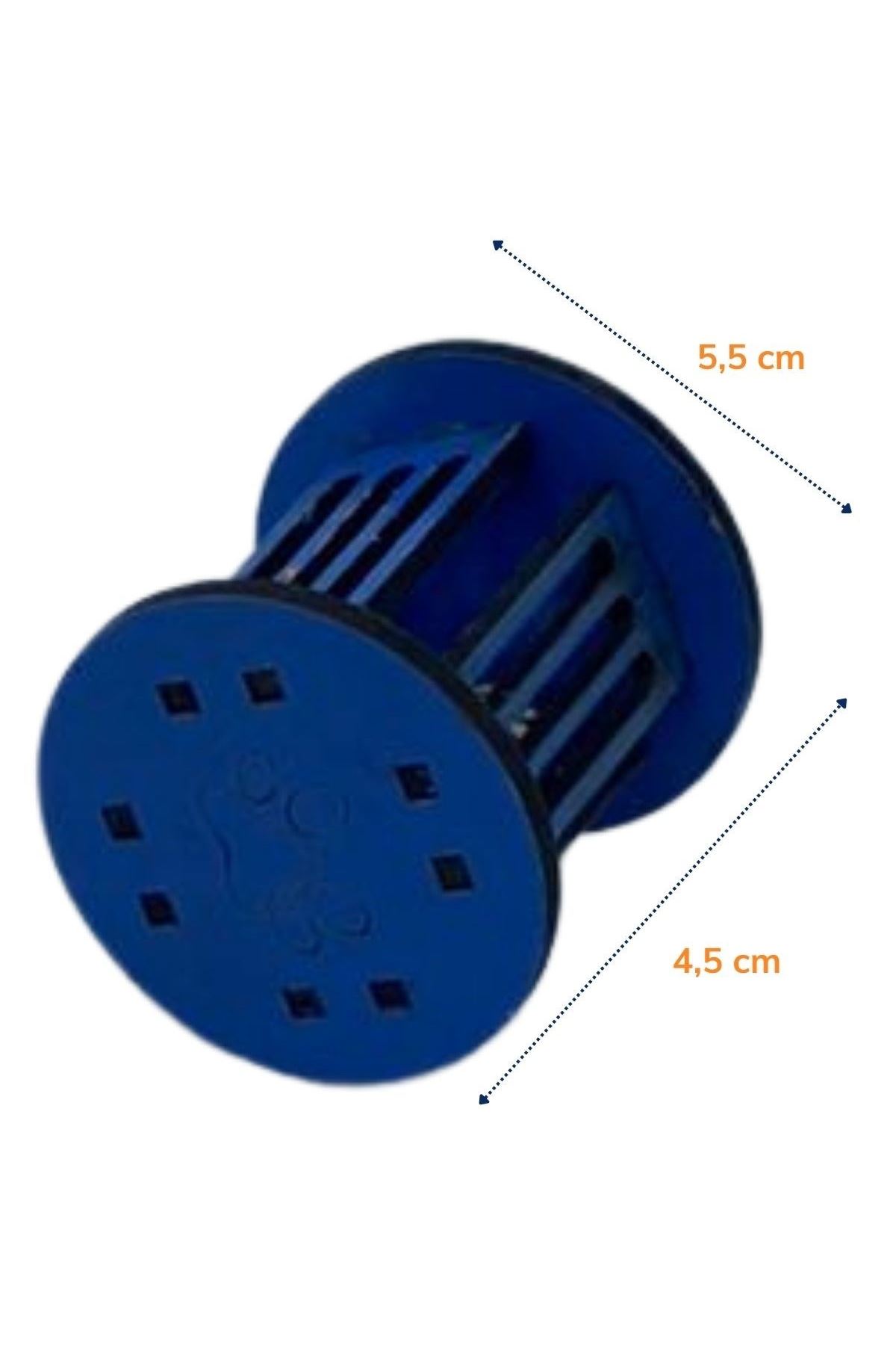 TBL Dekor®  Mini Silindir Eğlenceli Renkli Sağlam Küçük Pati İzi Şekilli Kedi Oyuncağı