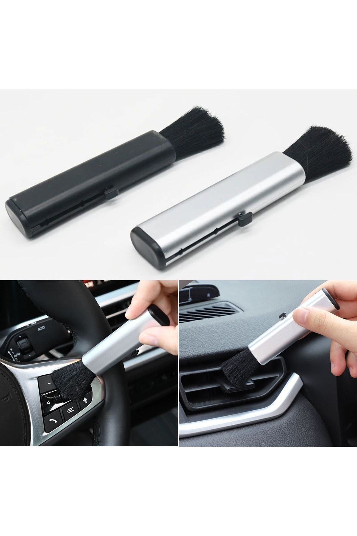 TBL Dekor® Açılıp Kapanabilen Oto Bakım Araç Araba Detay Temizlik Fırçası