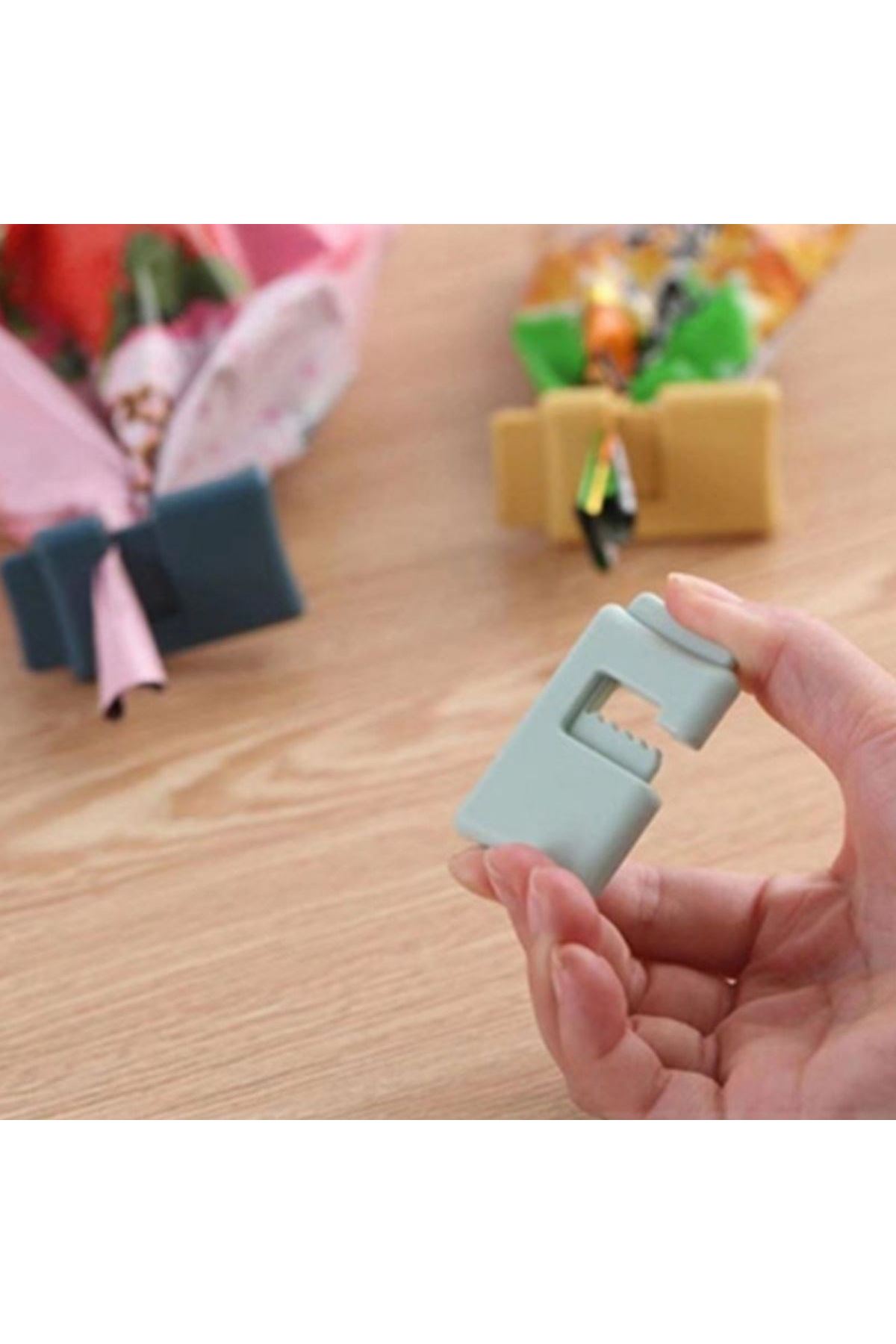 TBL Dekor®  6lı Hava Sızdırmaz Poşet Torba Ambalaj  Ve Paket Kıstırmalı Kapatma Klipsi