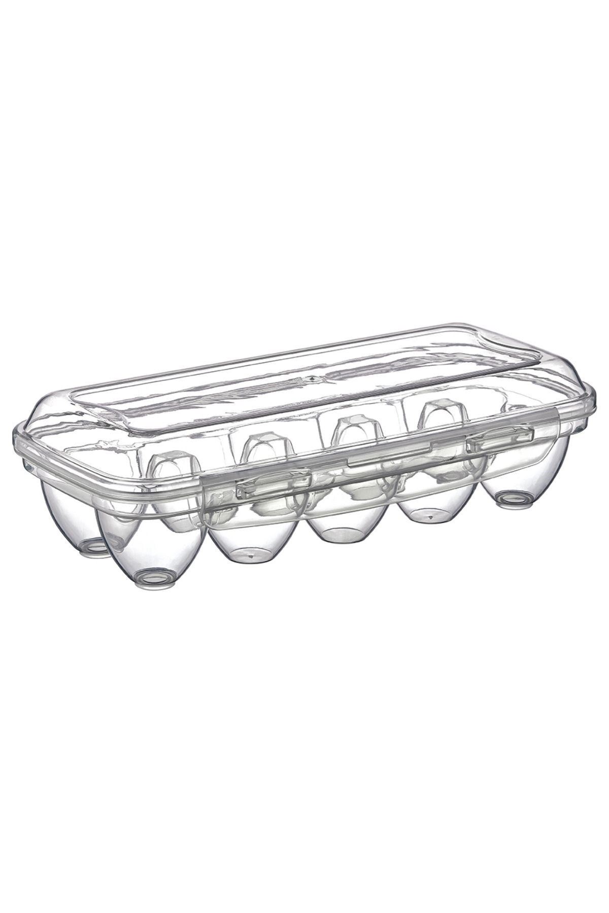 TBL Dekor® 10 Bölmeli Kilitli Kapaklı Yumurtalık Saklama Kutusu YU110