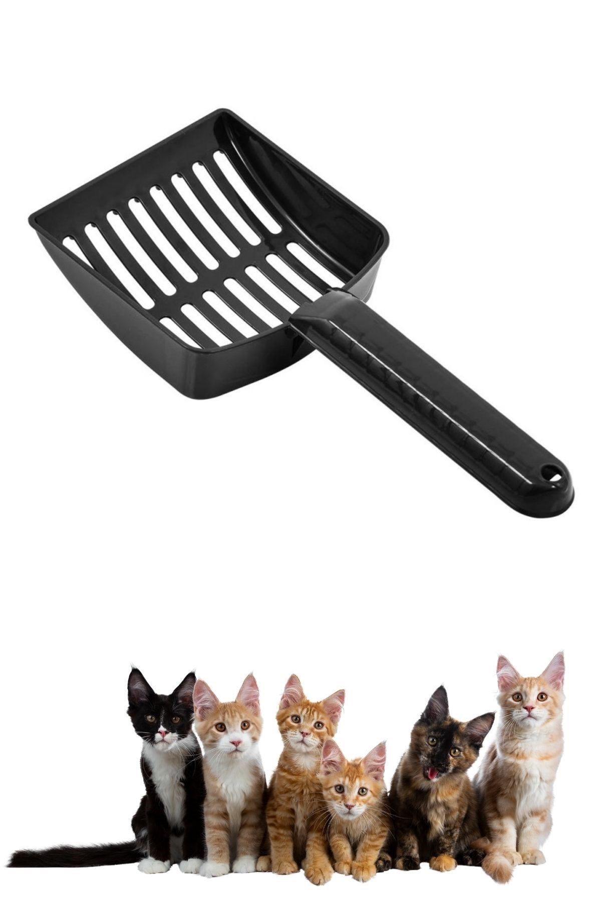 TBL Dekor® Plastik Evcil Hayvan Kedi Kumu Temizleme Eleme Küreği