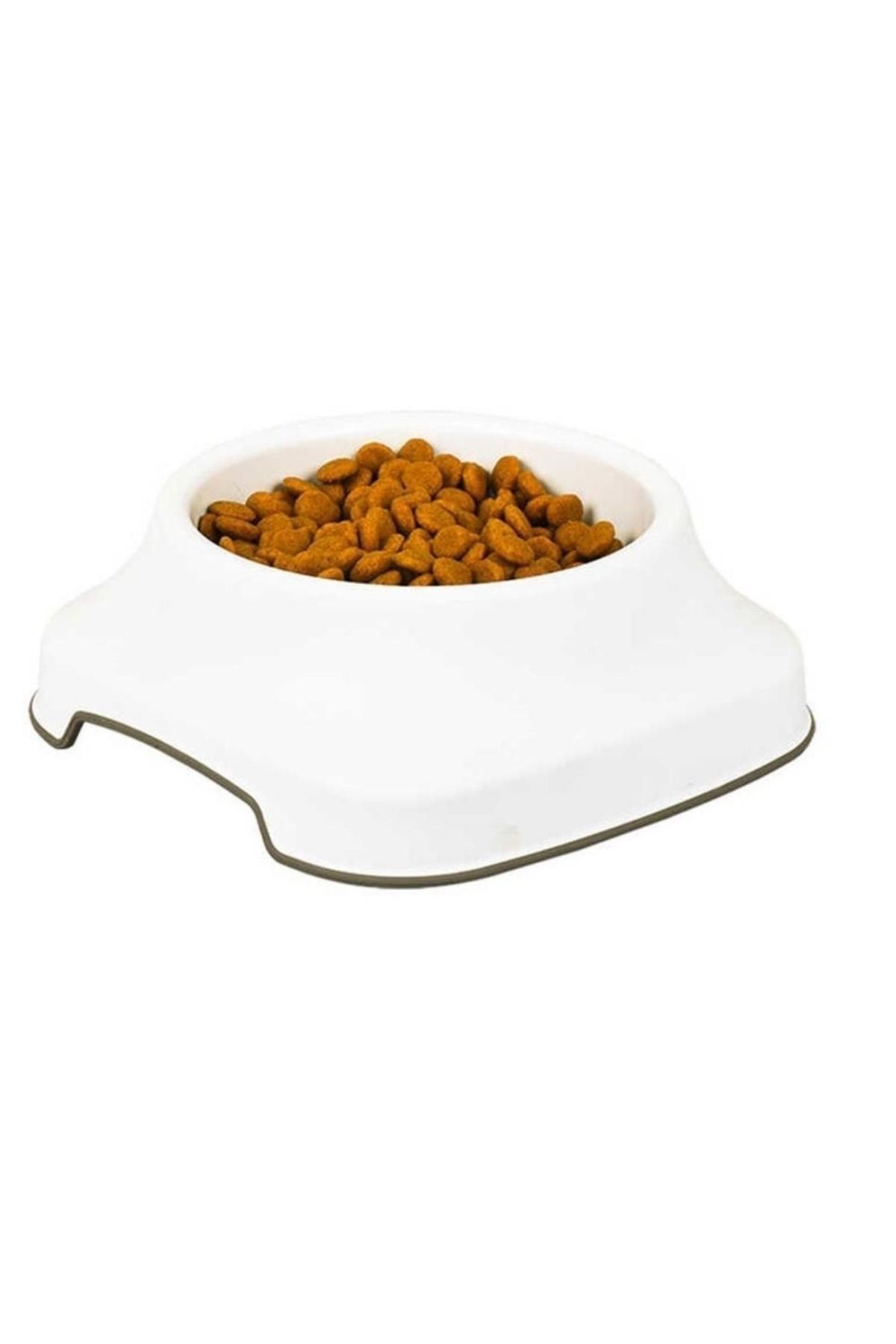 TBL Dekor® Silikon Kaydırmaz Taban Plastik Kedi ve Köpek Mama ve Su Kabı 2 L