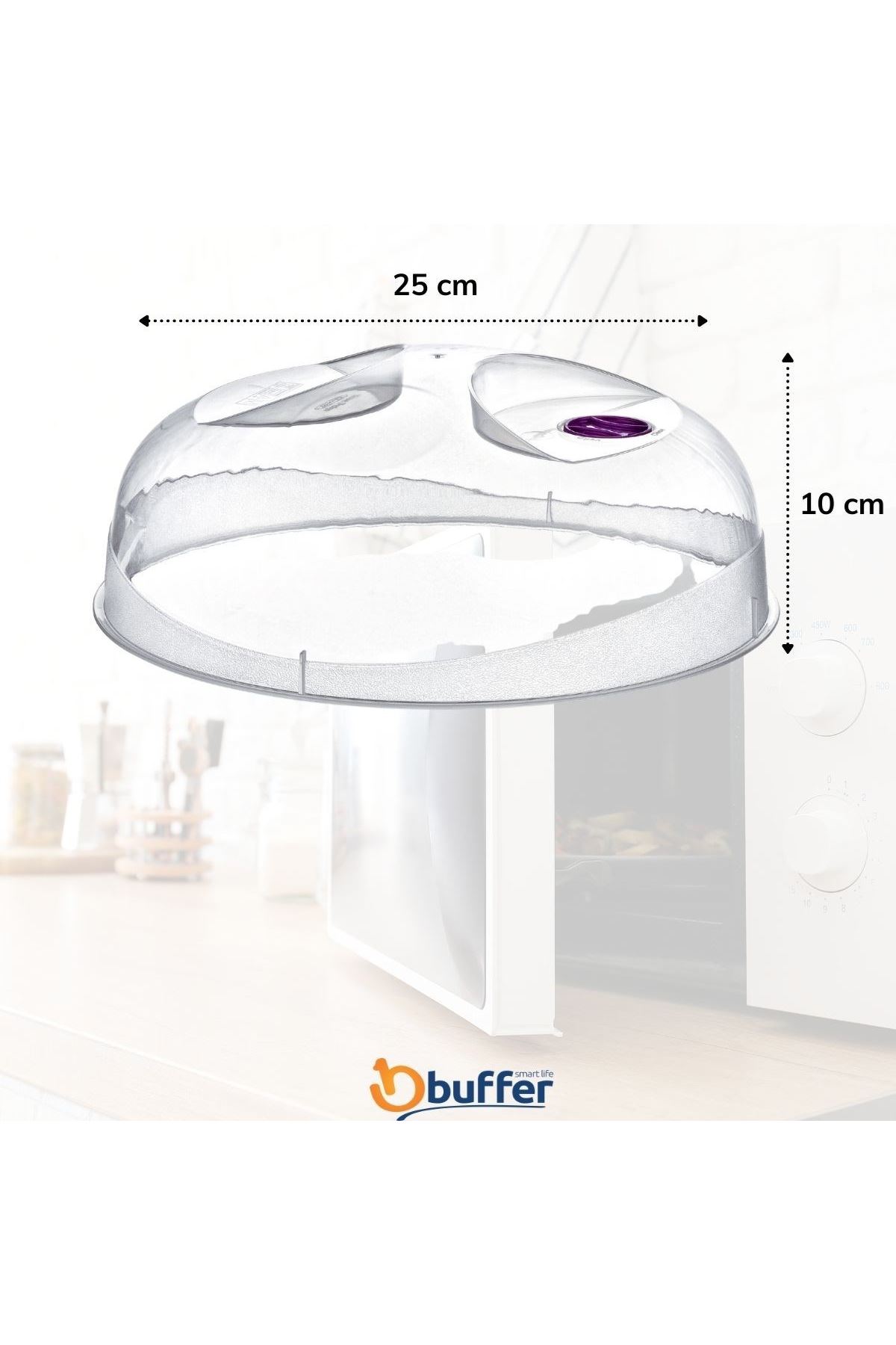 TBL Dekor® Mikrodalga Fırın Koruyucu Sızdırmaz Gıda Koruyucu Dayanıklı Yiyecek Isıtma Kapağı