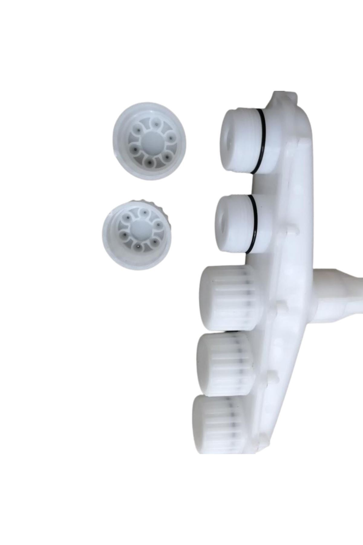 TBL Dekor® 5 Kafalı Peyzaj Bahçe Tarla Çim Sulama Başlığı Yüksek Basınçlı Su Püskürtücü Hortum Aparatı