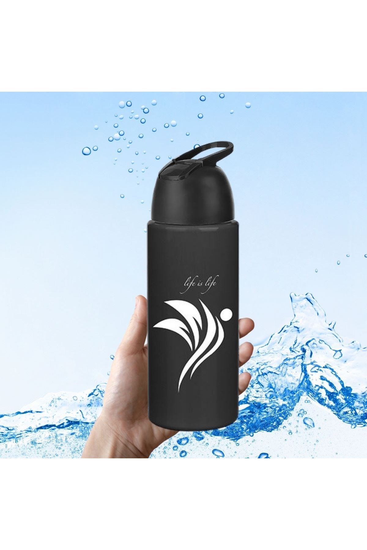 TBL Dekor® Kilitlenebilen Matara Güvenlikli Suluk Sporcu Matarası Spor Su Şişesi İçecek Şişesi 700ml