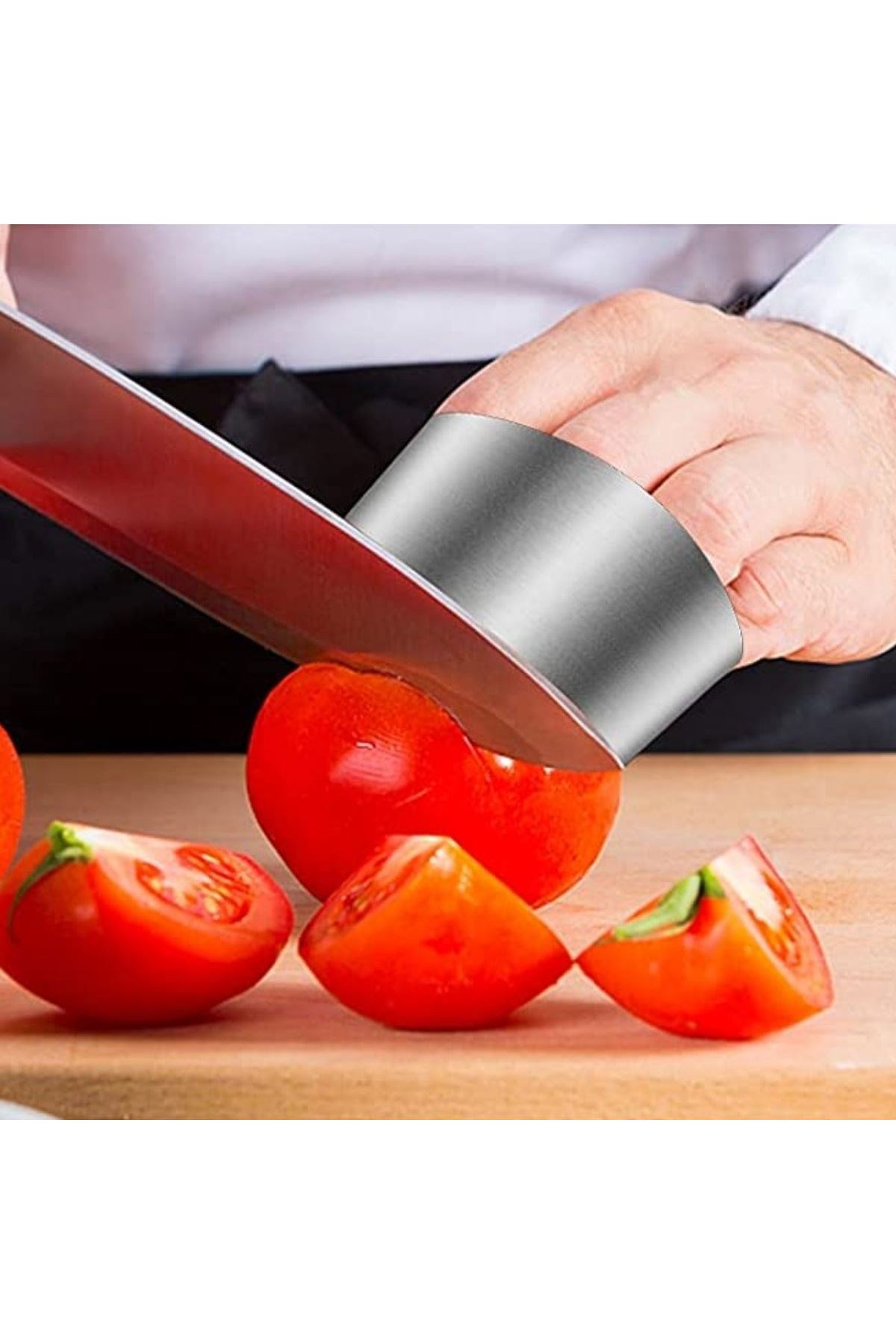 TBL Dekor® 2li Metal Parmak Koruyucu Hızlı ve Güvenli Kesme Paslanmaz Çelik Koruyucu Aparat