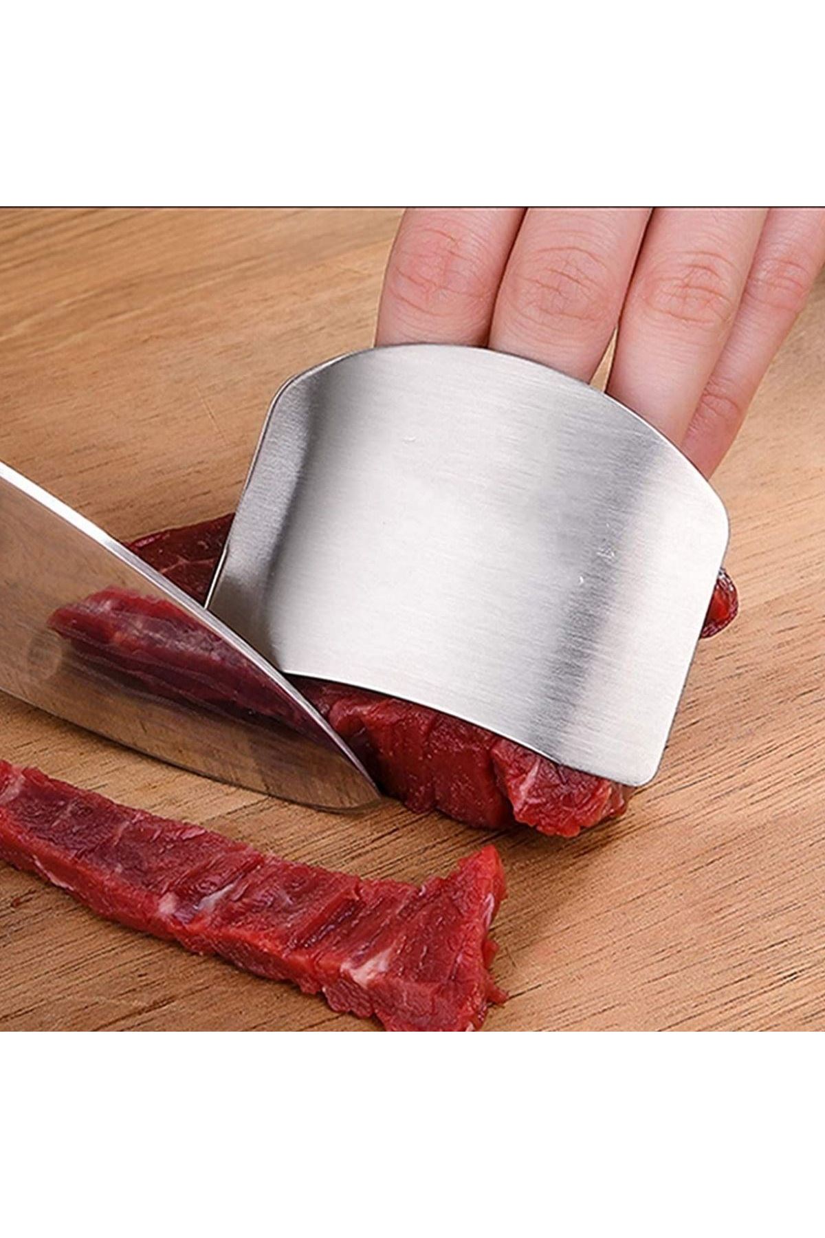 TBL Dekor® 2li Metal Parmak Koruyucu Hızlı ve Güvenli Kesme Paslanmaz Çelik Koruyucu Aparat