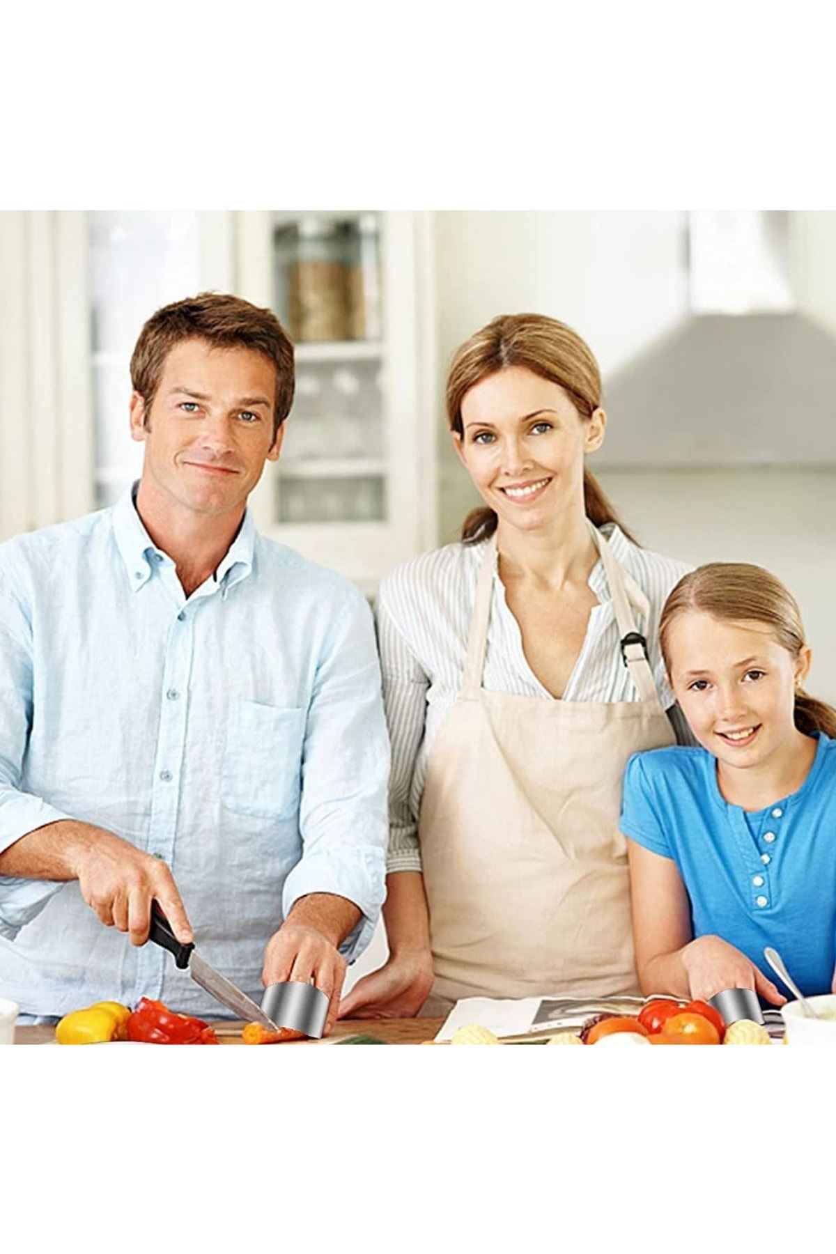 TBL Dekor® 2li Metal Parmak Koruyucu Hızlı ve Güvenli Kesme Paslanmaz Çelik Koruyucu Aparat