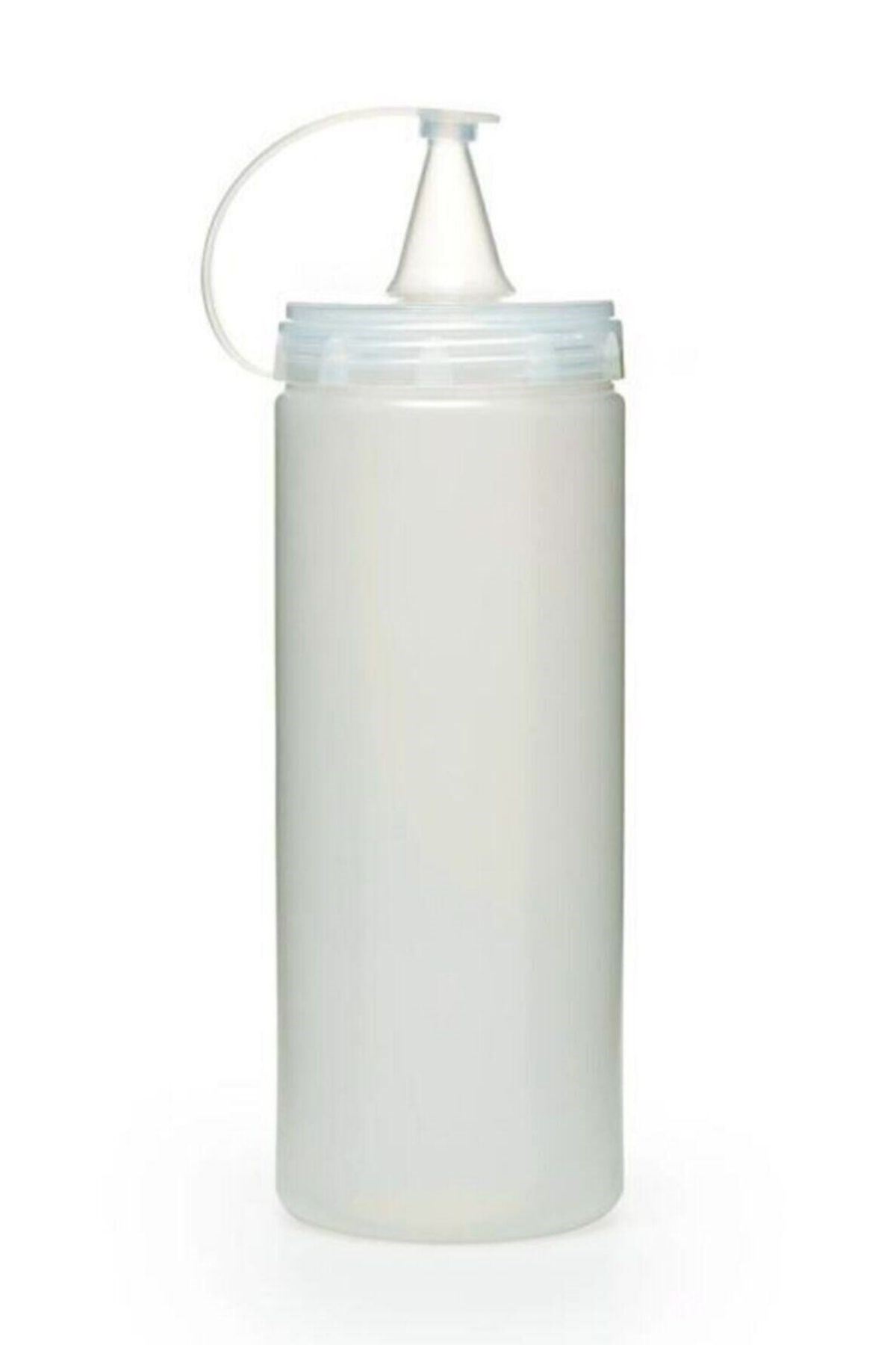 TBL Dekor® Şeffaf Kapaklı Sızdırmaz Yağlık Sosluk Şişesi Plastik Yağdanlık 400 ml AP-9028