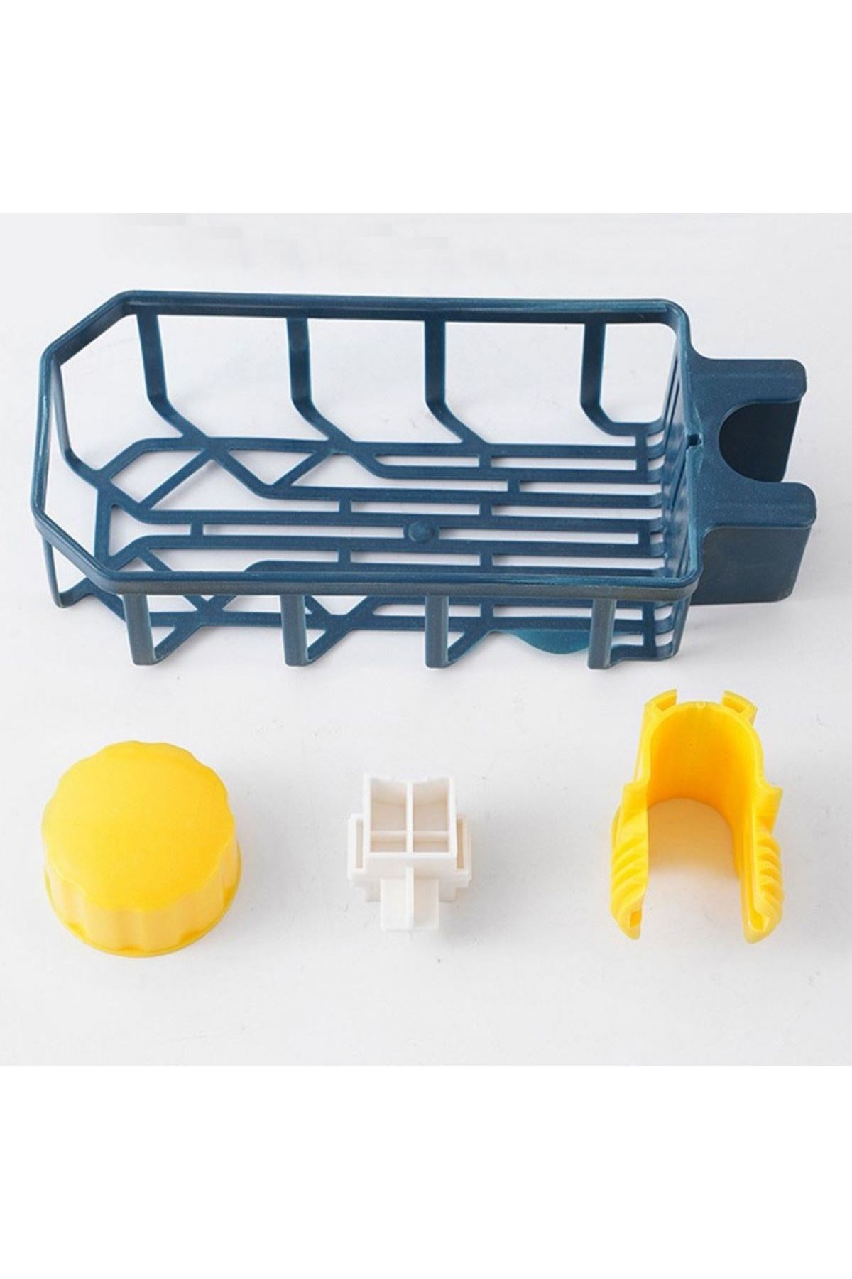 TBL Dekor® Musluk Kenarı Plastik Süngerlik Sabunluk Mutfak Düzenleyici Sünger Sabun Mutfak Organizeri