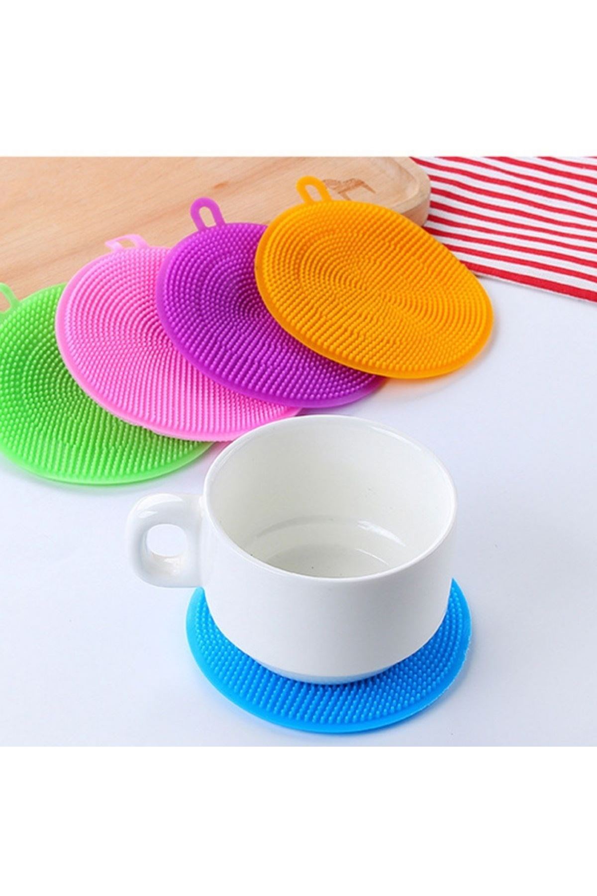 TBL Dekor® 2'li Kir Tutmaz Tırtıklı Yüzey Bulaşık Yıkama Pedi