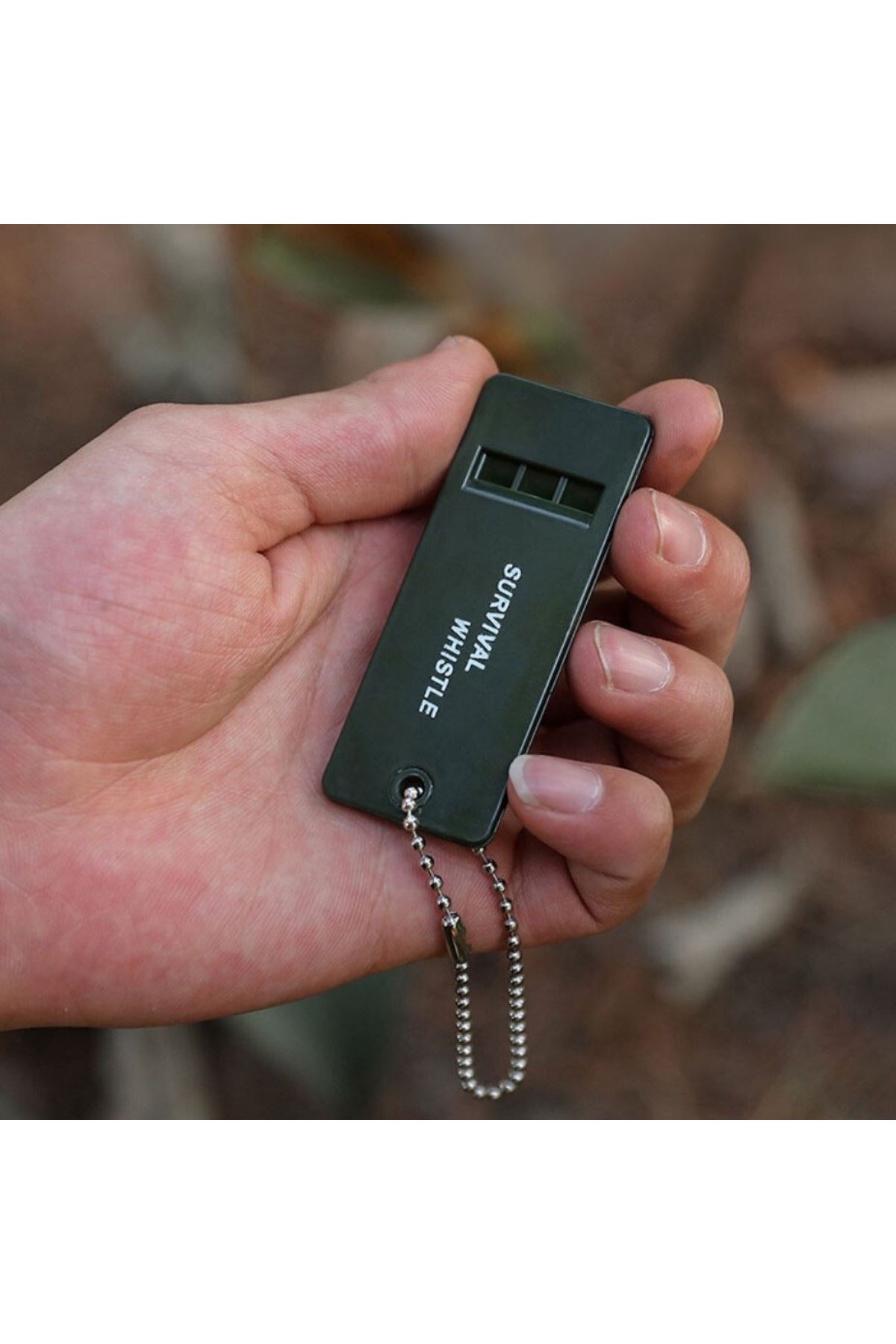 TBL Dekor® Kamp Outdoor Yaşam Yüksek Sesli Acil Durum Survival Plastik Düdük