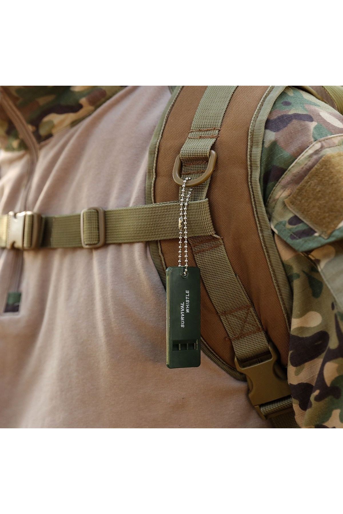 TBL Dekor® Kamp Outdoor Yaşam Yüksek Sesli Acil Durum Survival Plastik Düdük