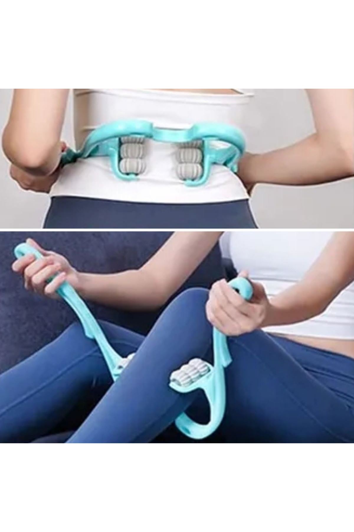 TBL Dekor® Çok Fonksiyonlu Manuel Altı Tekerlekli Boyun Masaj Aleti