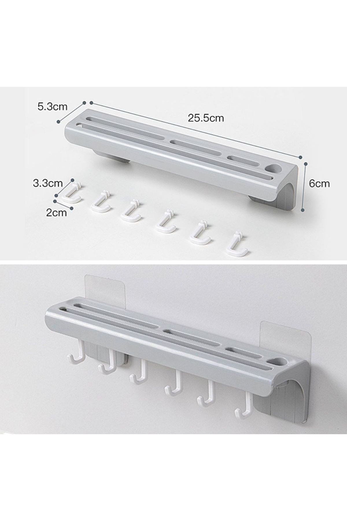 TBL Dekor® Pratik Çoklu Bıçak Askısı Mutfak Bıçak Düzenleyici Organizer Dayanıklı Bıçaklık