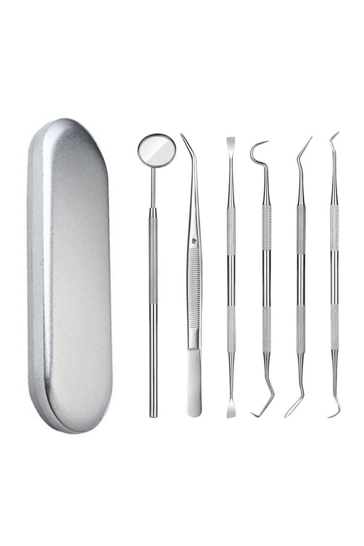 TBL Dekor® 6 Parça Kutulu Ağız Bakımı Diş Bakım Seti Ağız Hijyen Takımı