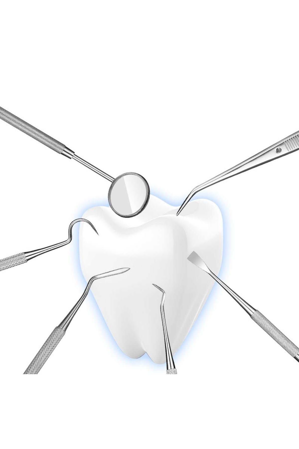 TBL Dekor® 6 Parça Kutulu Ağız Bakımı Diş Bakım Seti Ağız Hijyen Takımı