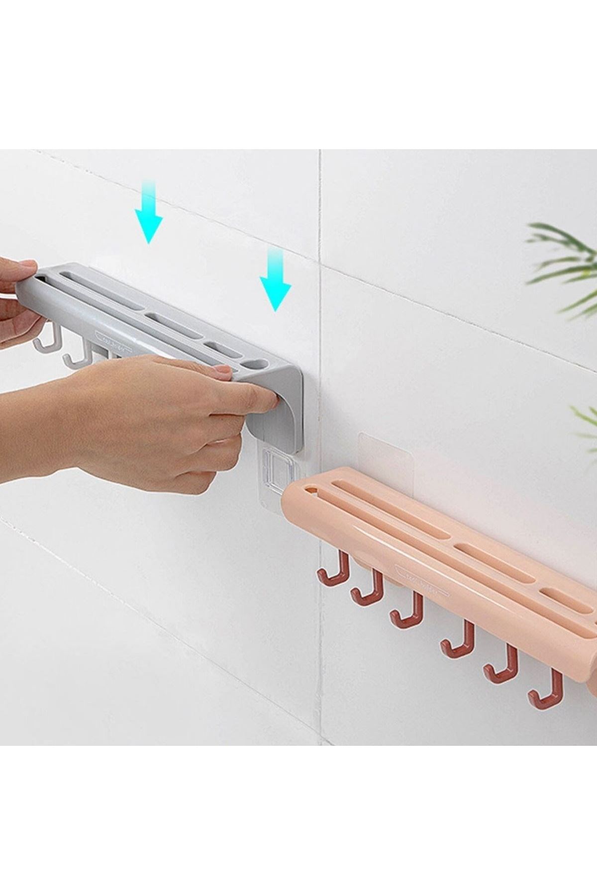 TBL Dekor® Pratik Çoklu Bıçak Askısı Mutfak Bıçak Düzenleyici Organizer Dayanıklı Bıçaklık