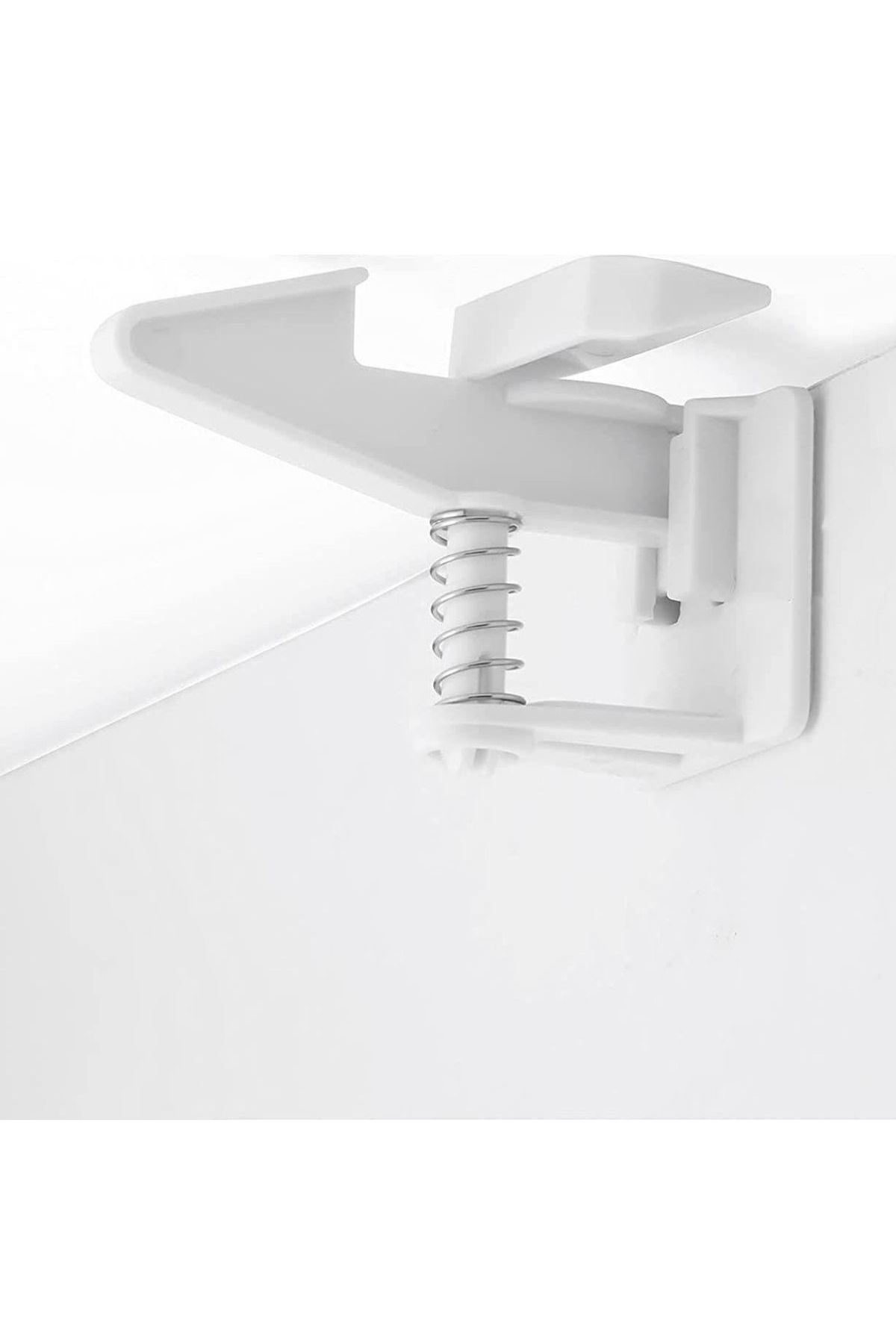 TBL Dekor® Bebek Çocuk Güvenliği Korumalı Yapışkan Çekmece ve Dolap İçin Tutucu Gizli Güvenlik Kilidi