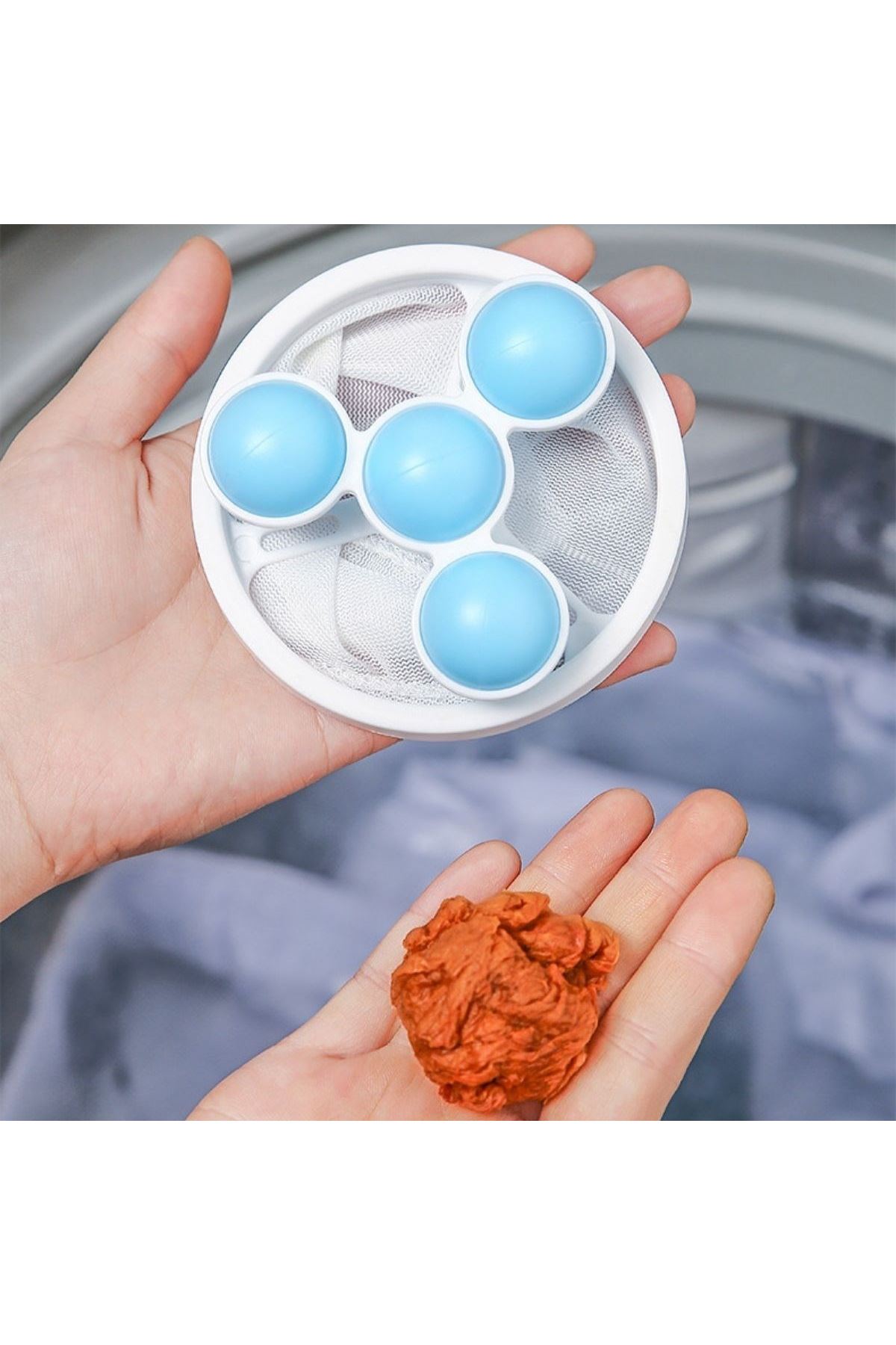 TBL Dekor ® Çamaşır Makinesi İçin  Toz ve Evcil Hayvan Tüyü Toplayıcı Yıkanabilir Tüy Temizleme Aparatı