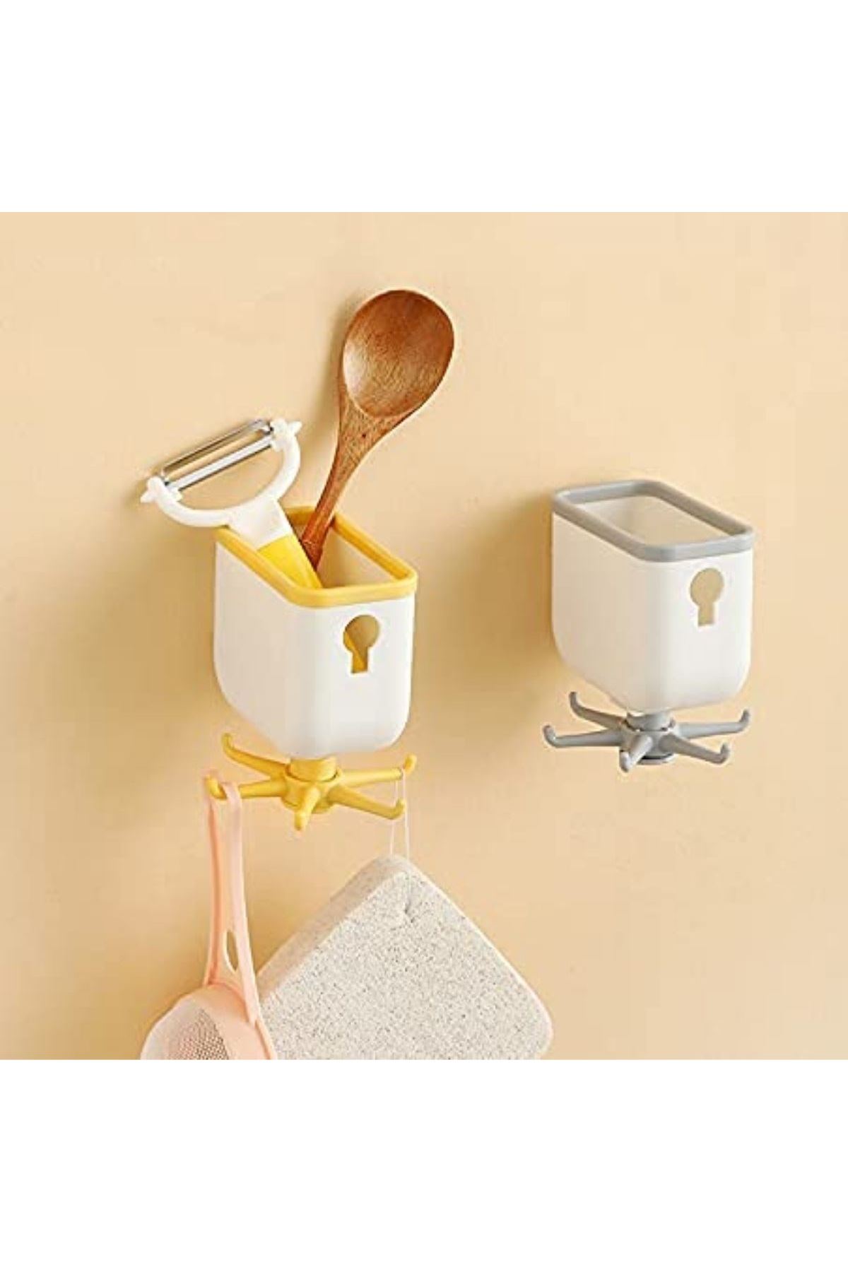 TBL Dekor® Pratik Mutfak Askılığı Organizatör Ve Mutfak Düzenleyici Çok Amaçlı Askı
