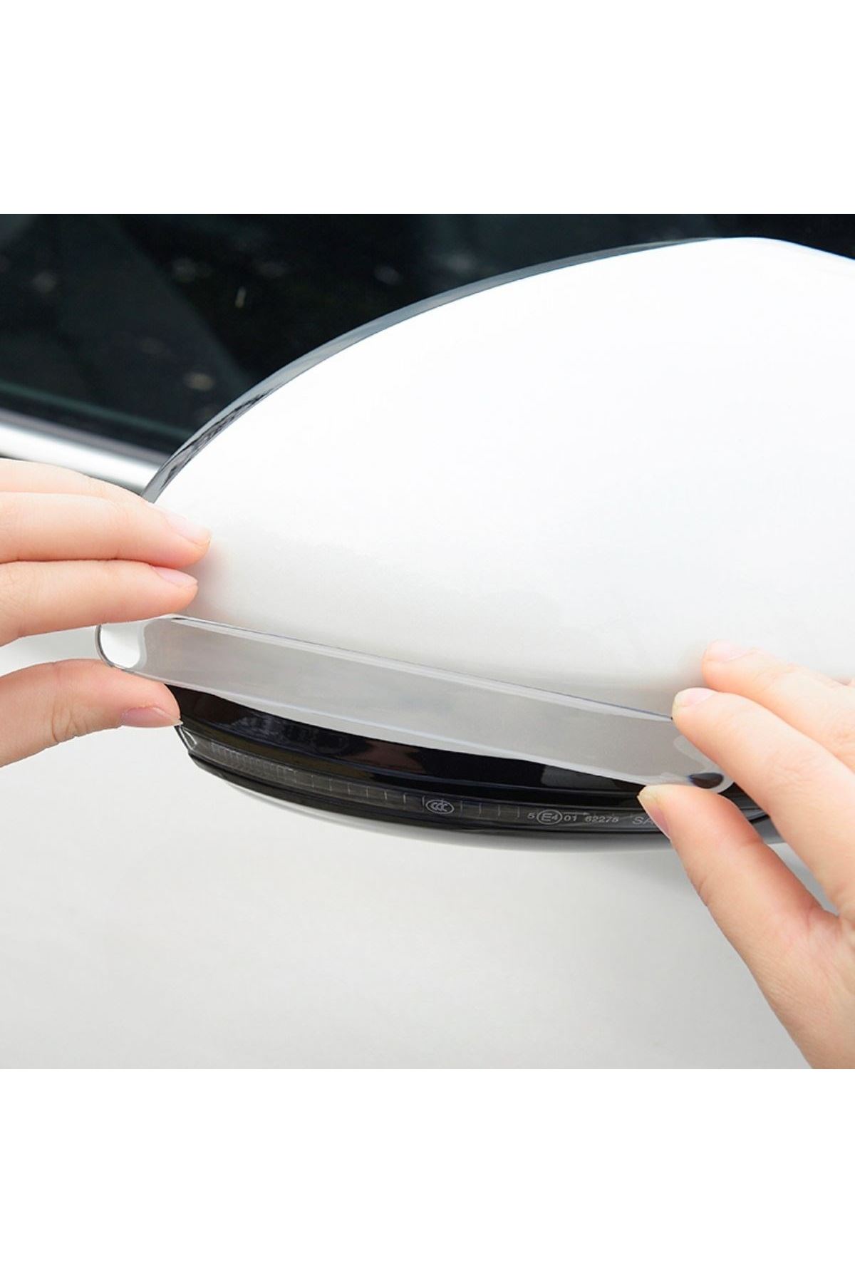 TBL Dekor® Oto Darbe Koruyucu Şeffaf Kendiliğinden Yapışkanlı Bantlar 4 Adet