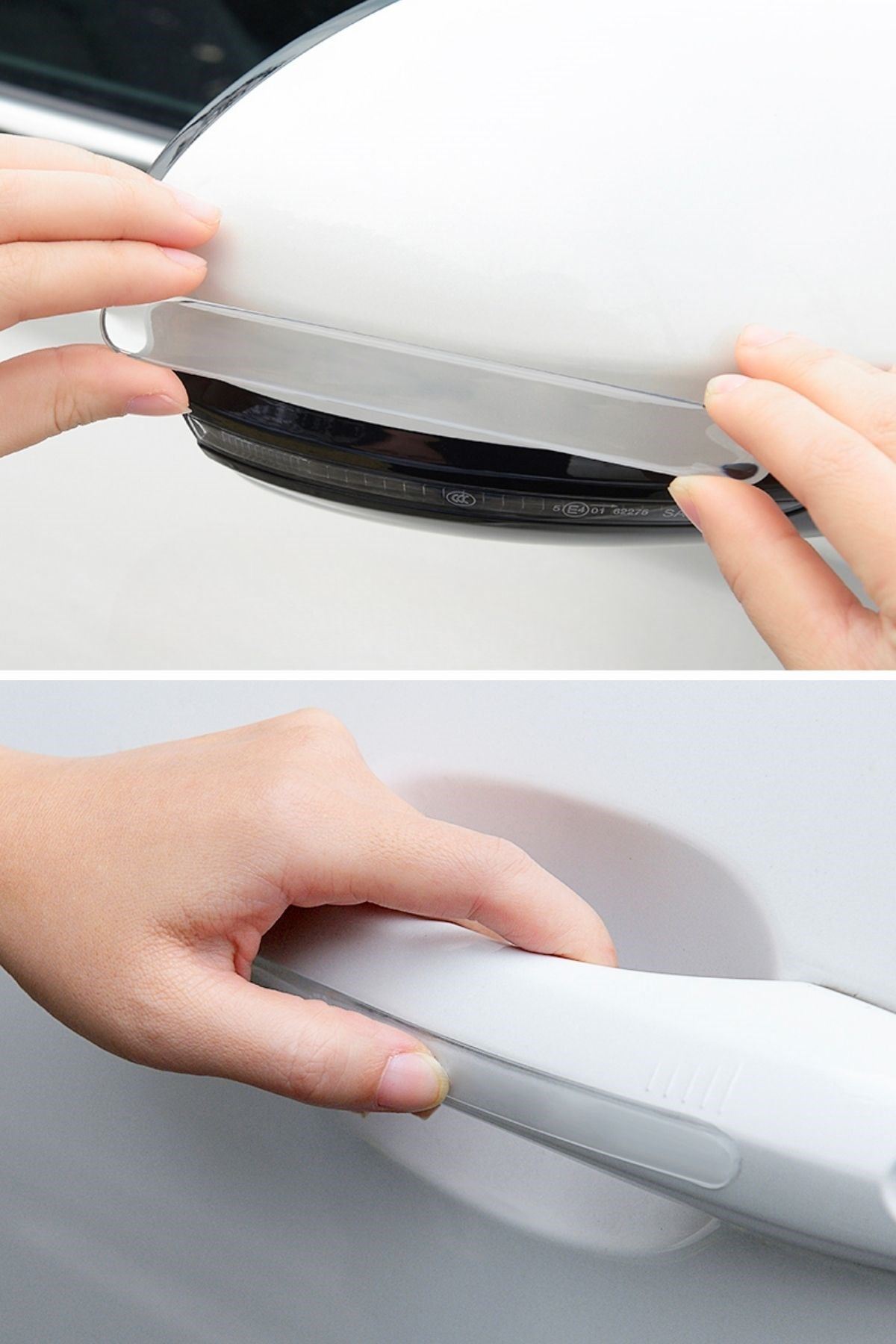 TBL Dekor® Oto Darbe Koruyucu Şeffaf Kendiliğinden Yapışkanlı Bantlar 4 Adet