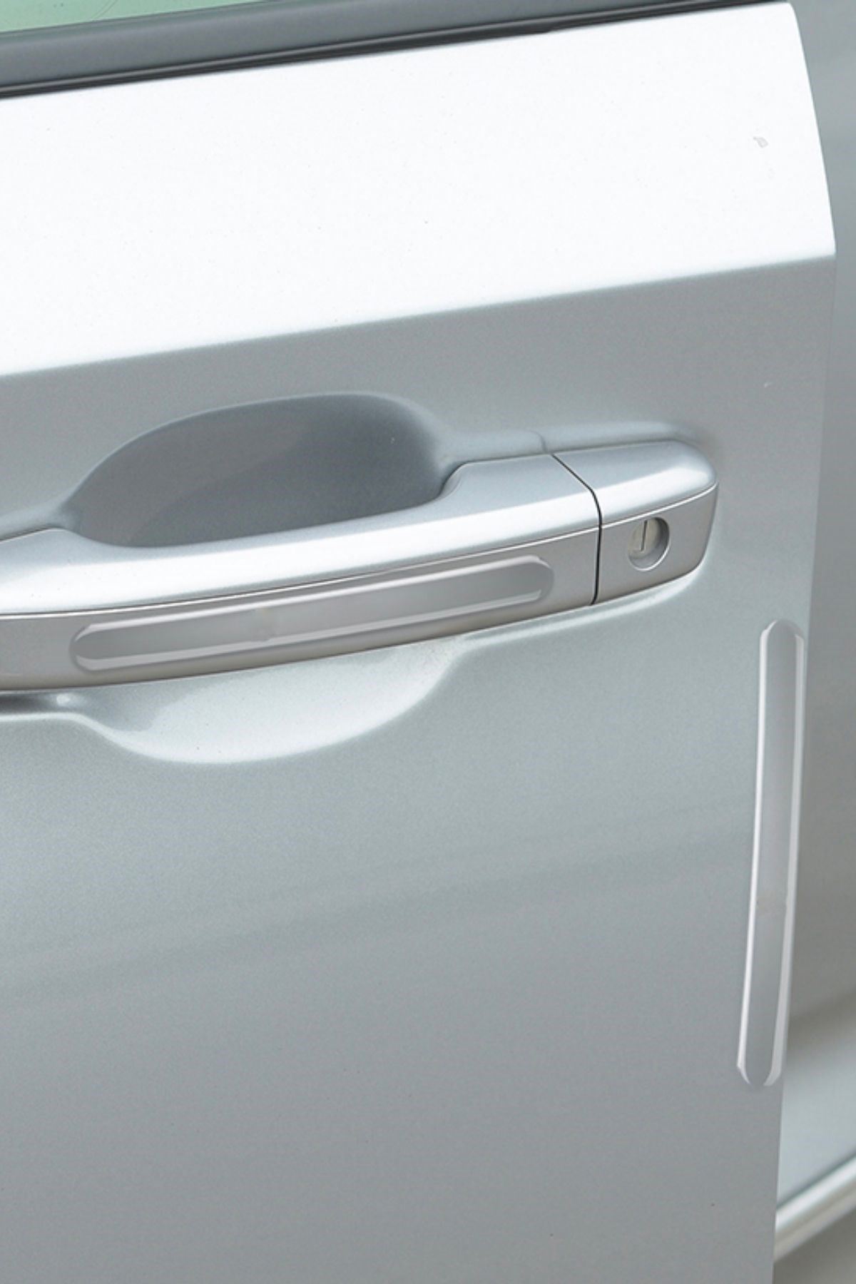 TBL Dekor® Oto Darbe Koruyucu Şeffaf Kendiliğinden Yapışkanlı Bantlar 4 Adet