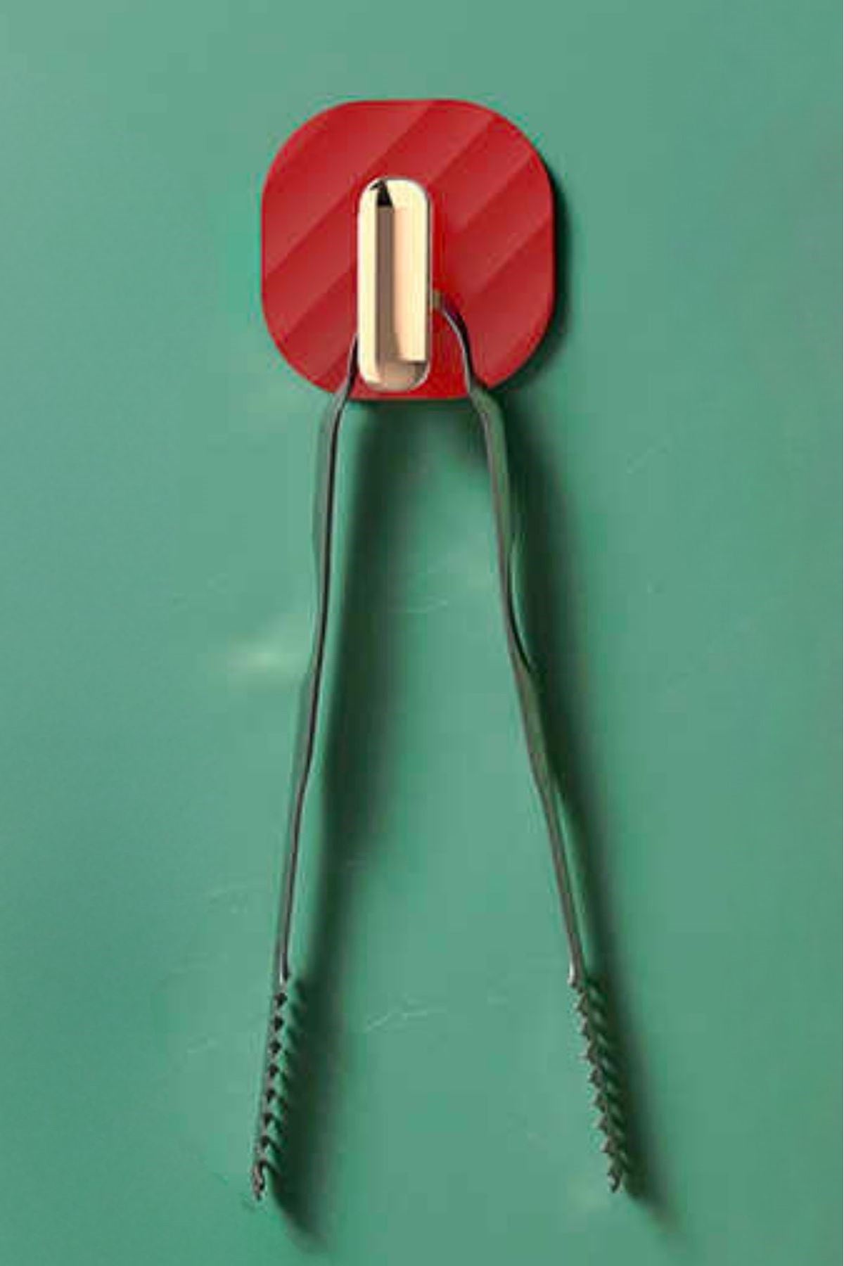 TBL Dekor® 2li Yapışkanlı Retro Askılık Dolap Kapak Kulpu Kırmızı