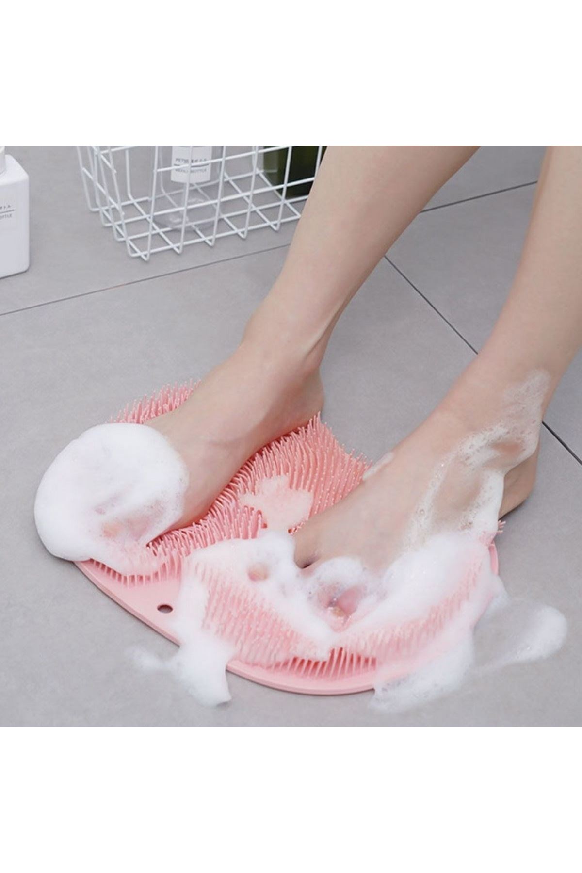 TBL Dekor Çok Amaçlı Esnek Yumuşak Banyo El Ayak Vücut Plastik Duş Matı Plastik Banyo Matı