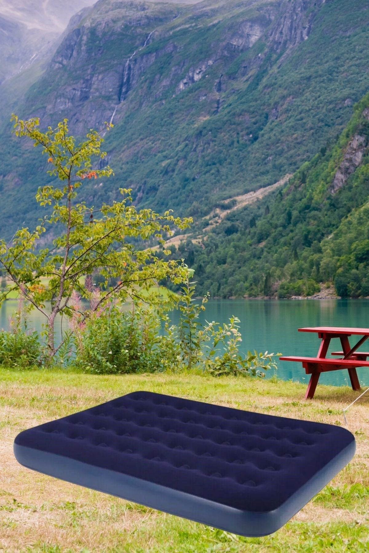 TBL Dekor® Çift Kişilik Yumuşak Şişme Yatak