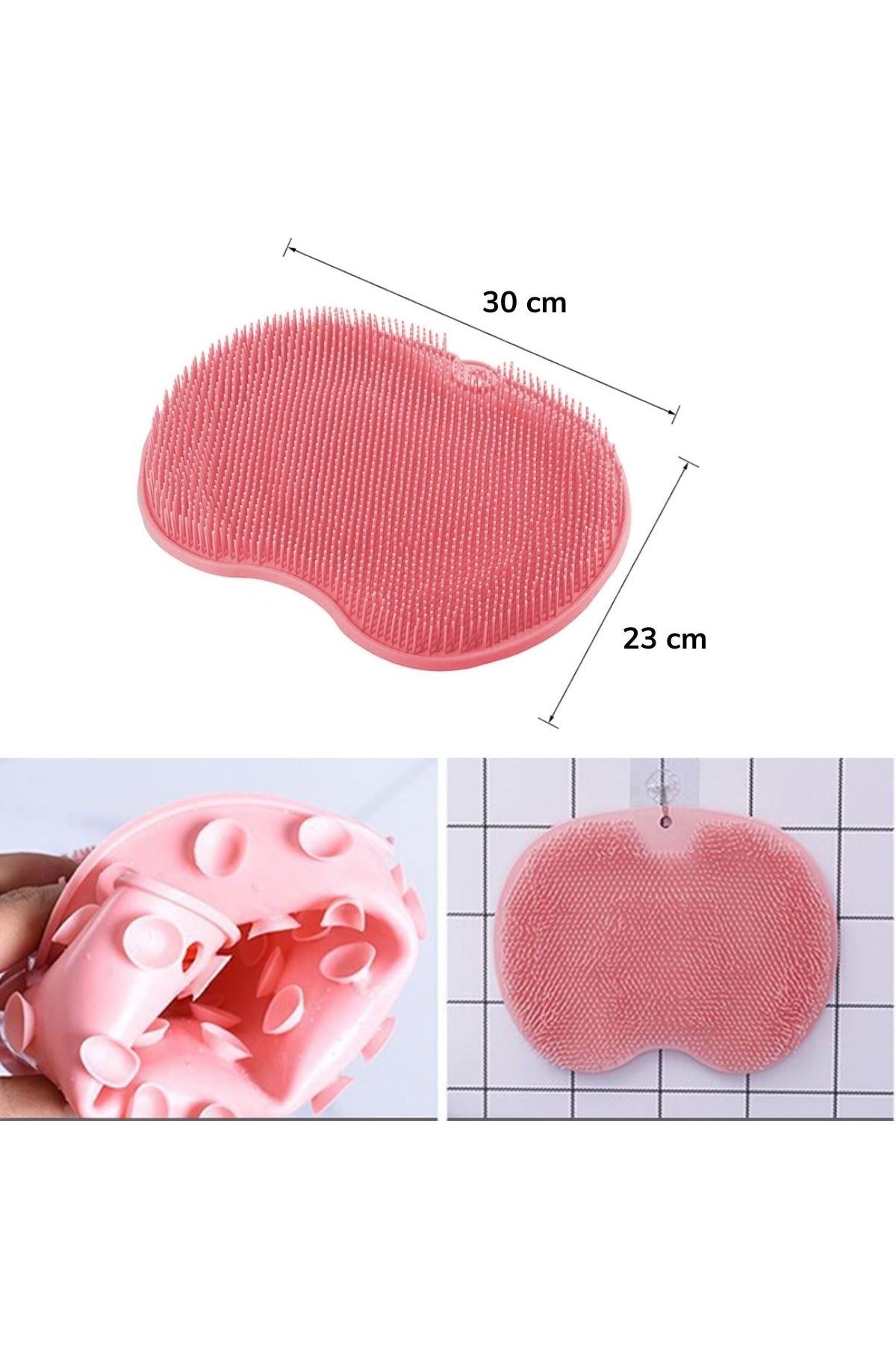 TBL Dekor Çok Amaçlı Esnek Yumuşak Banyo El Ayak Vücut Plastik Duş Matı Plastik Banyo Matı