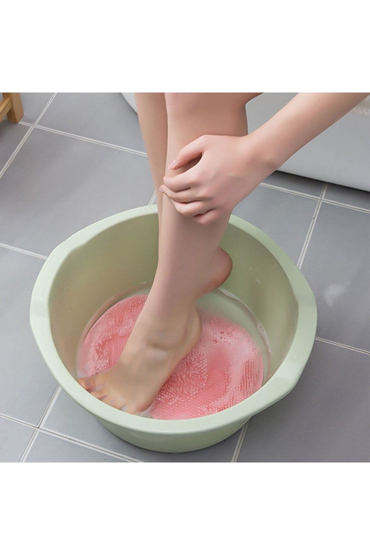 TBL Dekor Çok Amaçlı Esnek Yumuşak Banyo El Ayak Vücut Plastik Duş Matı Plastik Banyo Matı