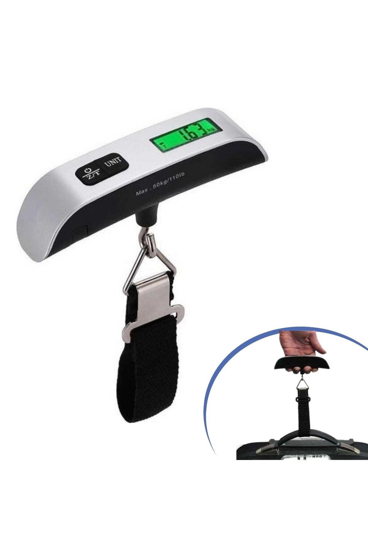 TBL Dekor® Dijital Ekranlı Valiz Kilo Ölçücü Hassas Valiz Tartısı