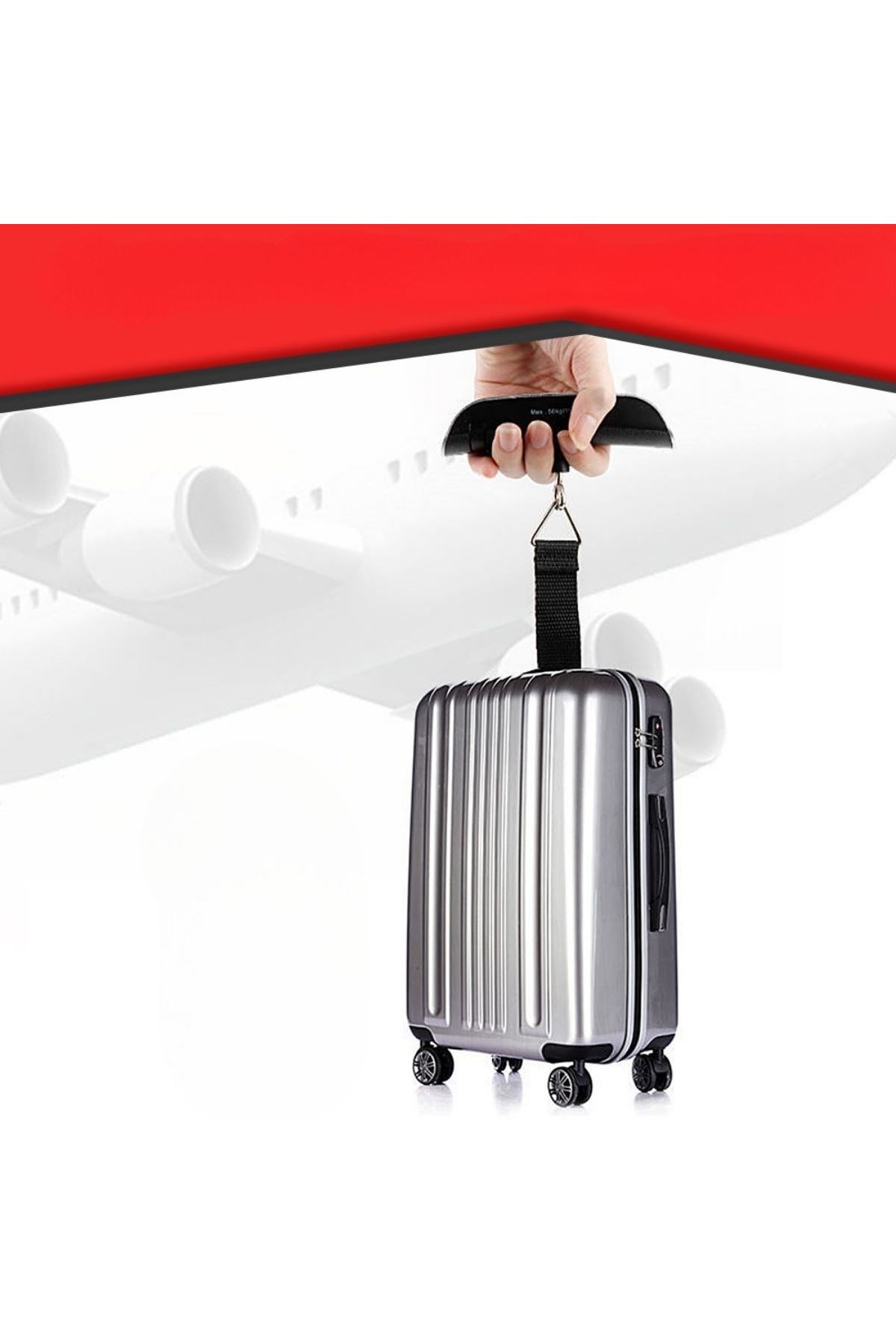 TBL Dekor® Dijital Ekranlı Valiz Kilo Ölçücü Hassas Valiz Tartısı