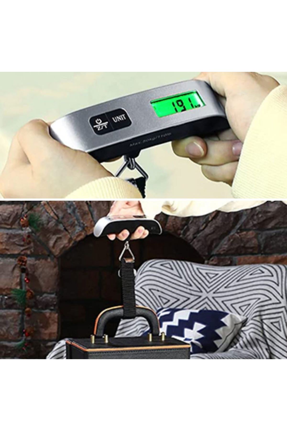 TBL Dekor® Dijital Ekranlı Valiz Kilo Ölçücü Hassas Valiz Tartısı