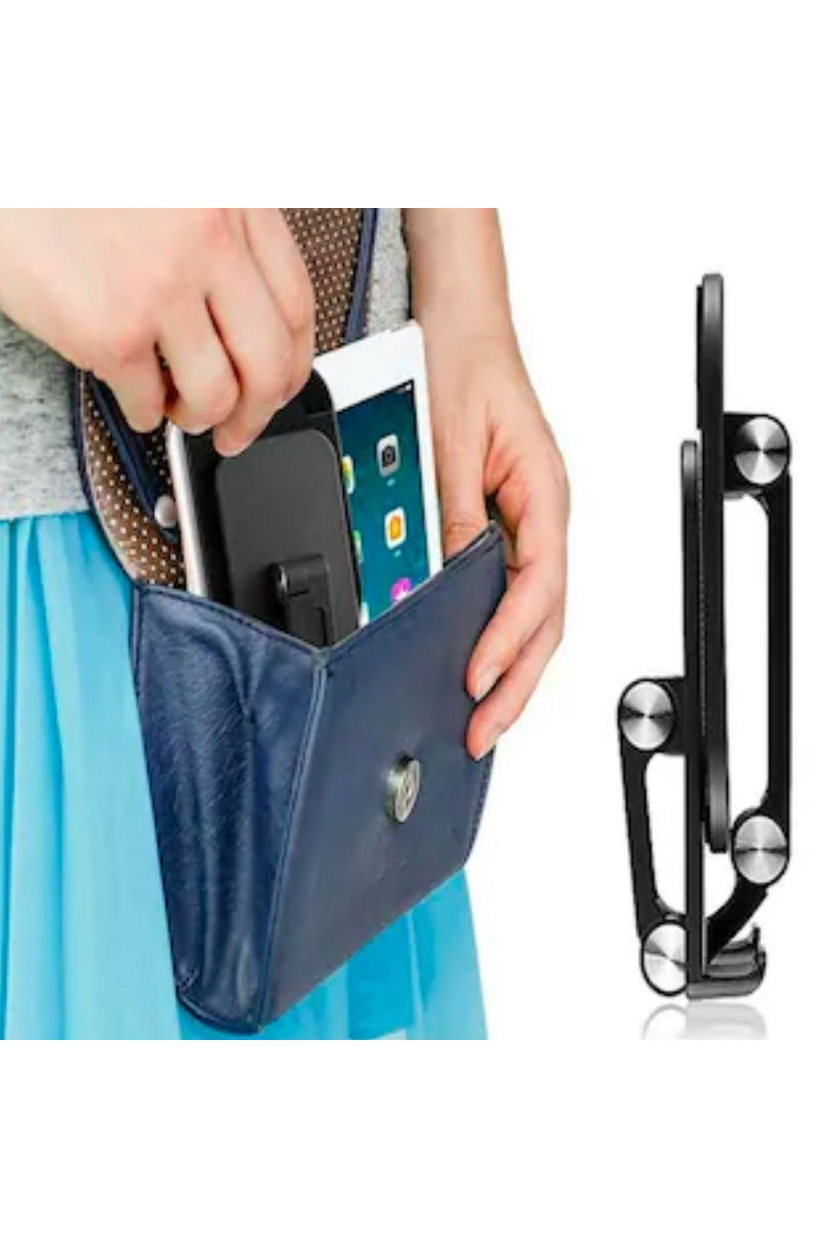 TBL Dekor® Plastik Ayarlanabilir Kaydırmaz Taban Telefon Tablet Standı