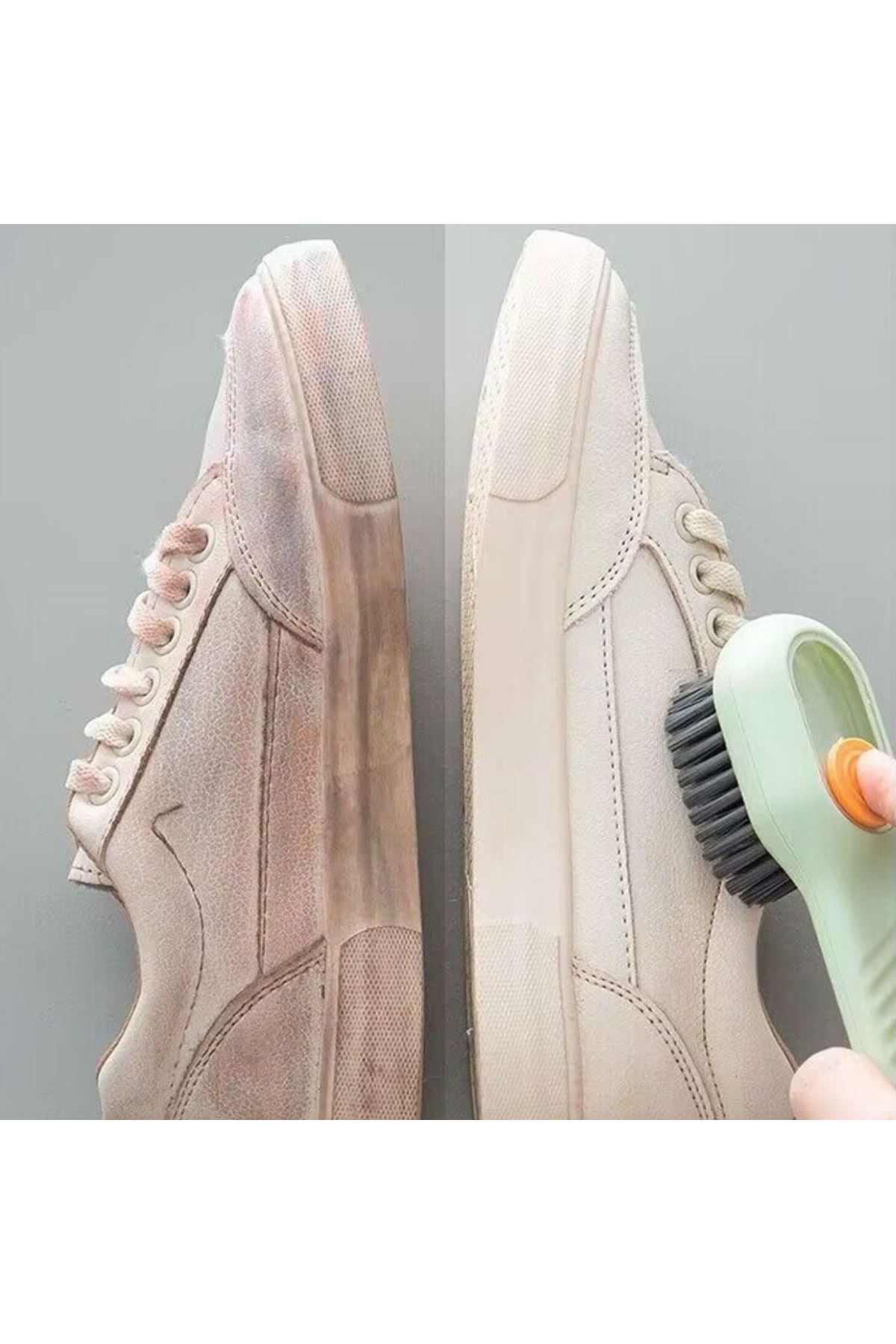 TBL Dekor® Çok Amaçlı Deterjan Hazneli Pratik Ayakkabı, Bot Temizleme Yıkama Fırçası