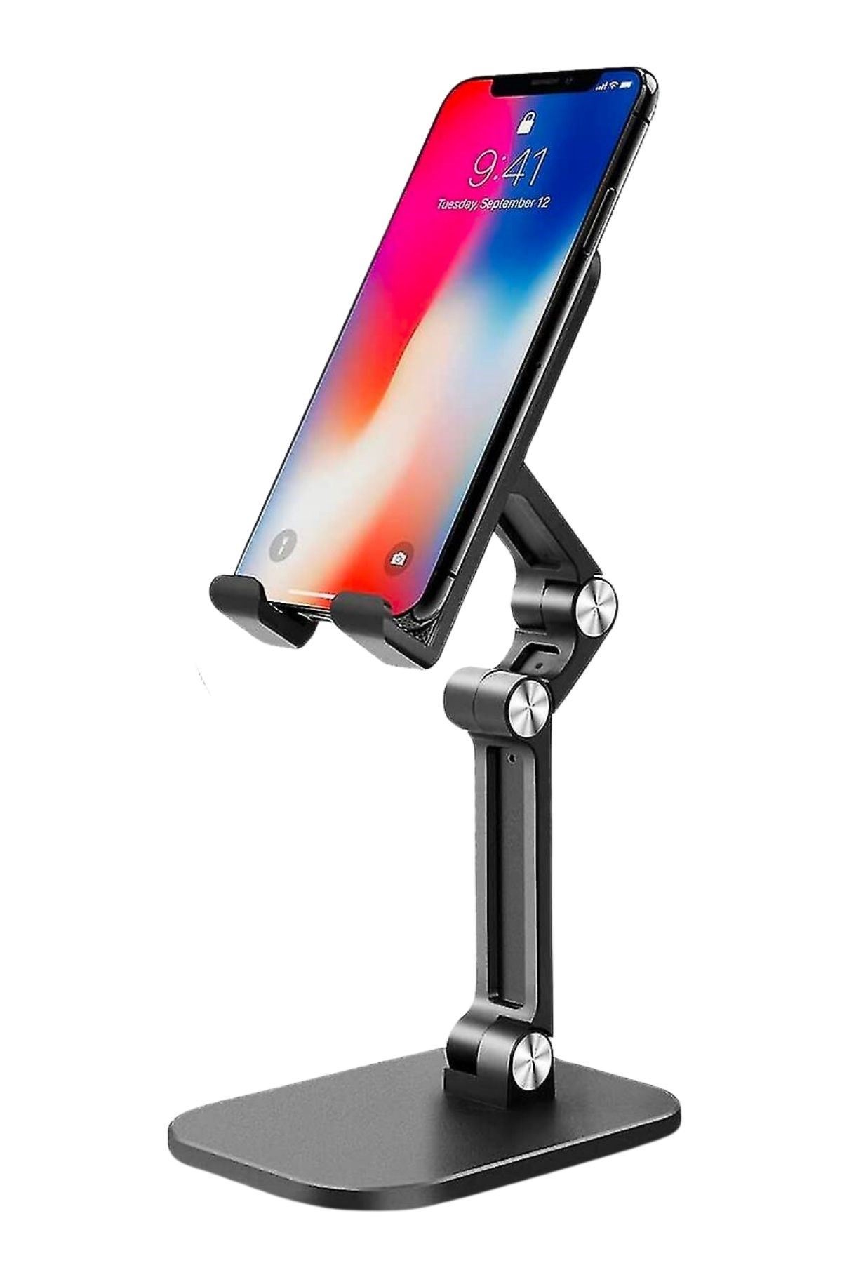 TBL Dekor® Plastik Ayarlanabilir Kaydırmaz Taban Telefon Tablet Standı