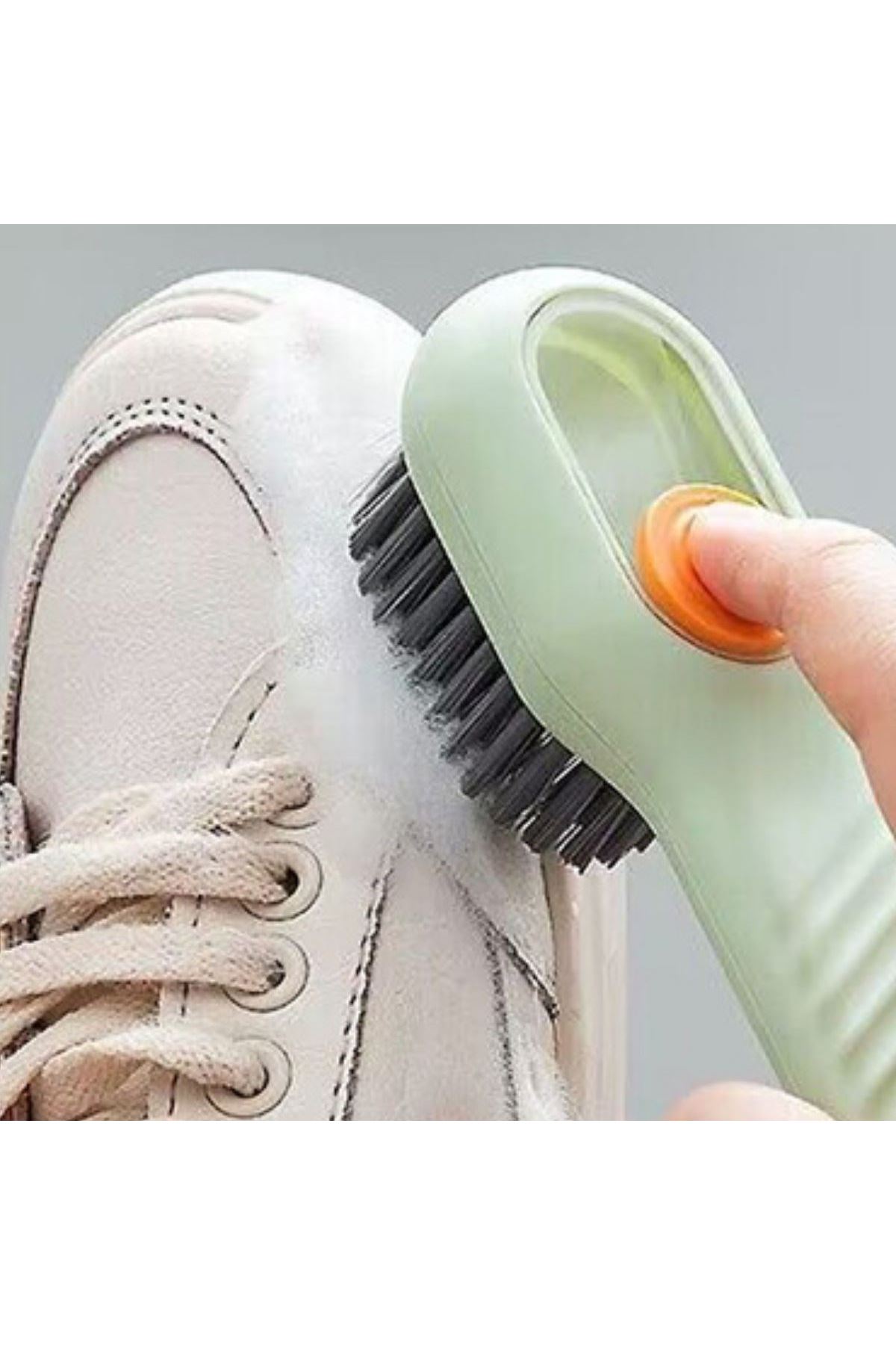 TBL Dekor® Çok Amaçlı Deterjan Hazneli Pratik Ayakkabı, Bot Temizleme Yıkama Fırçası