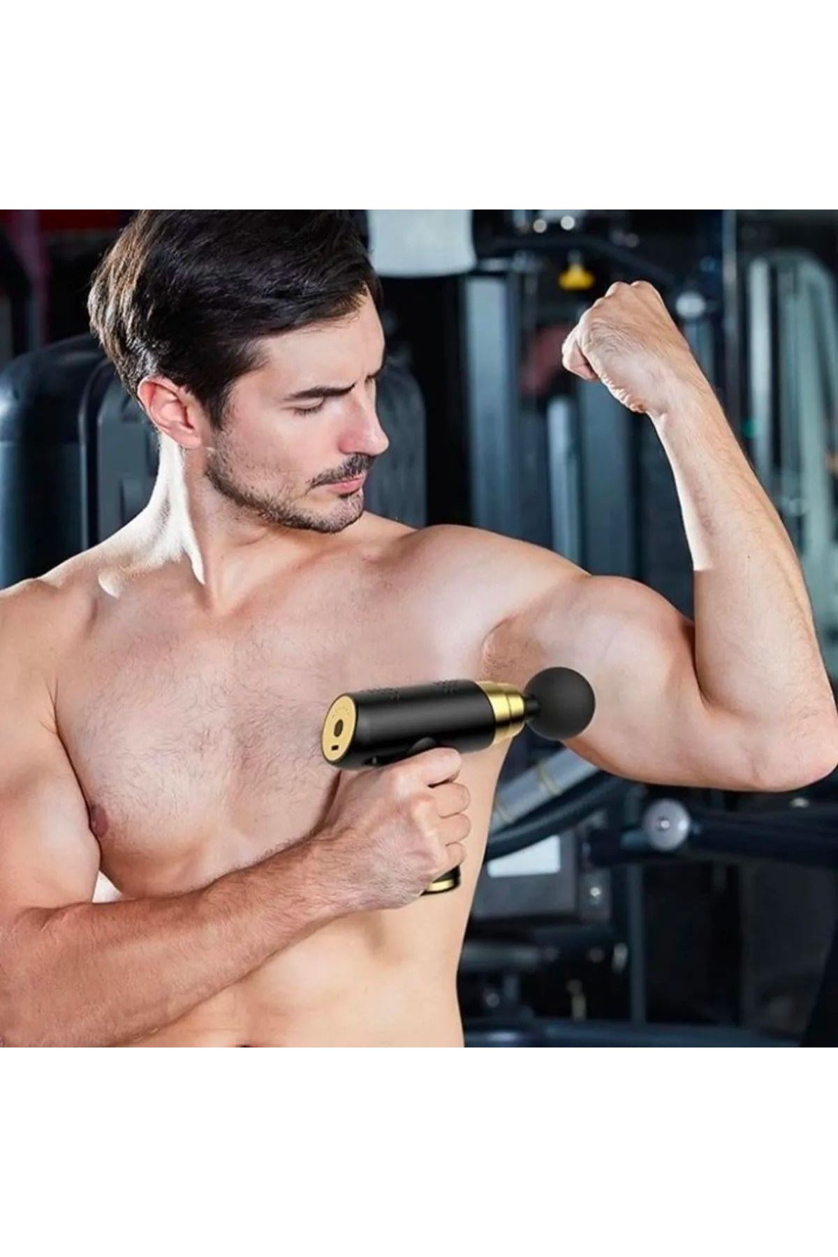 TBL Dekor® 4 Başlıklı USB Şarj Olabilen Masaj Tabancası