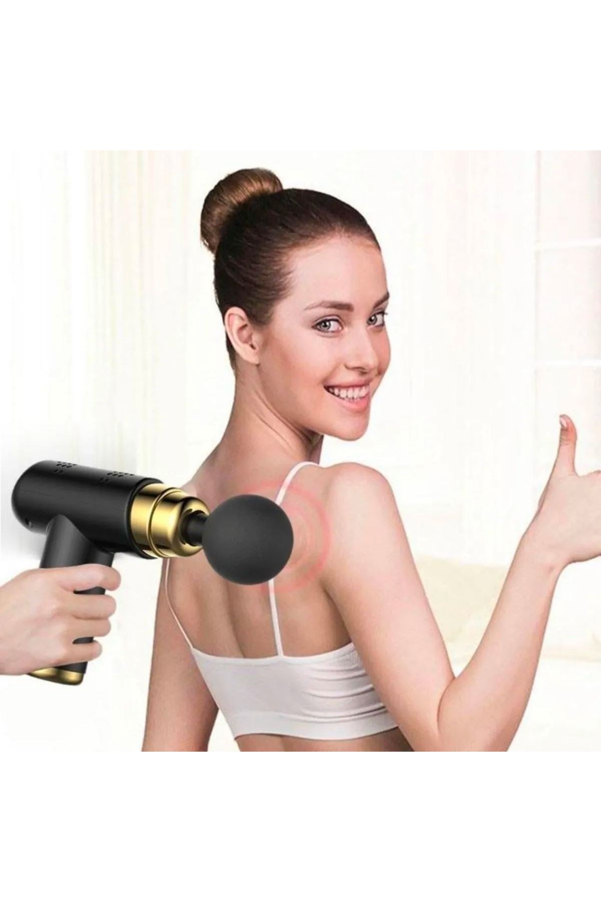 TBL Dekor® 4 Başlıklı USB Şarj Olabilen Masaj Tabancası