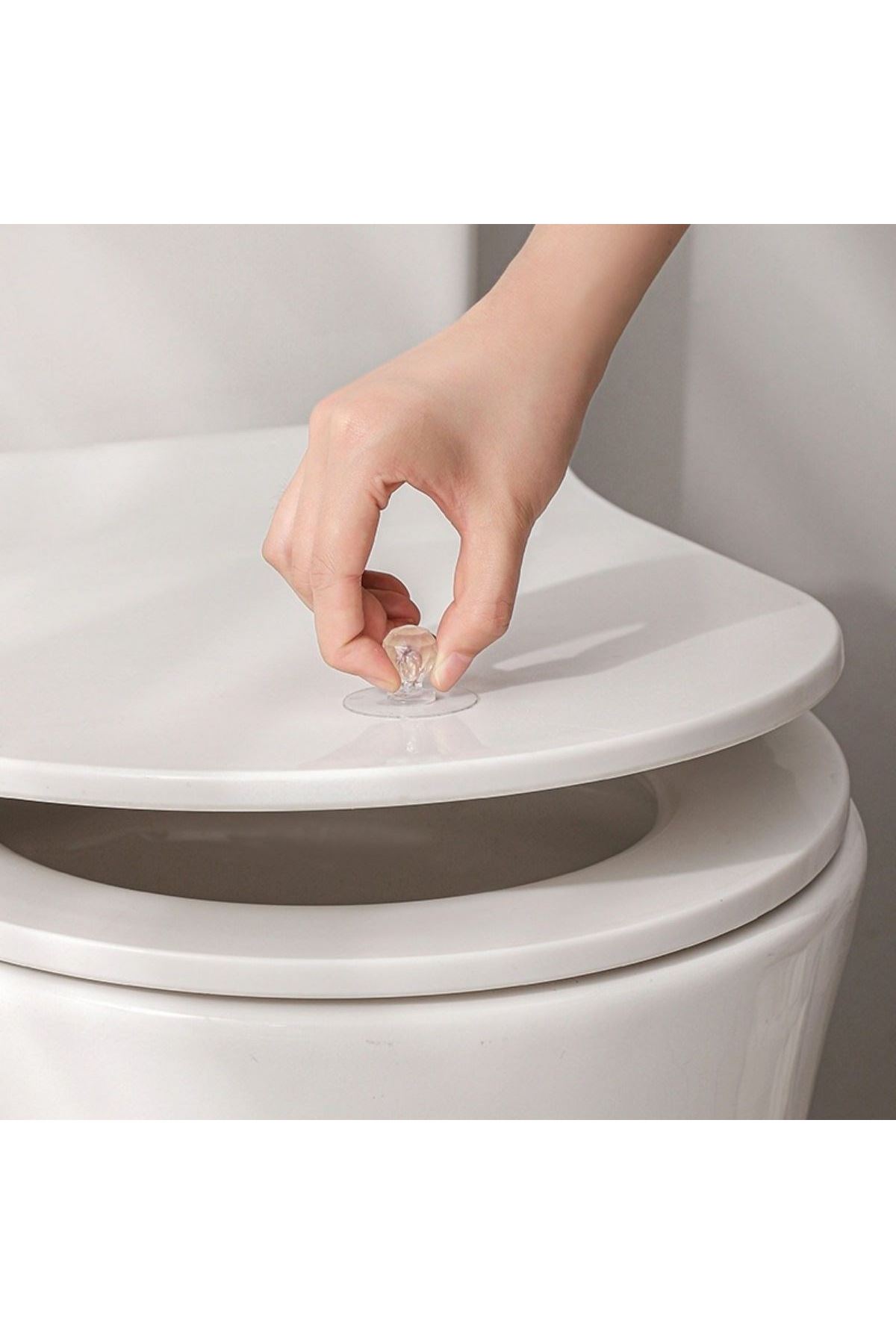 TBL Dekor® 2 Adet Kristal Kendiliğinden Güçlü Yapışkanlı Kulp Askısı Tutma Kolu