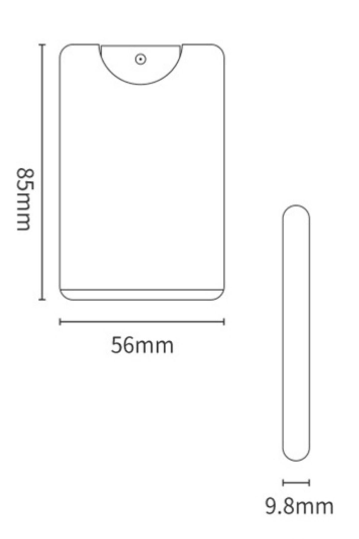 TBL Dekor 20 Ml Doldurulabilir Mini Cep Boy Kolay Taşınabilir Çok Amaçlı Parfüm Şişesi
