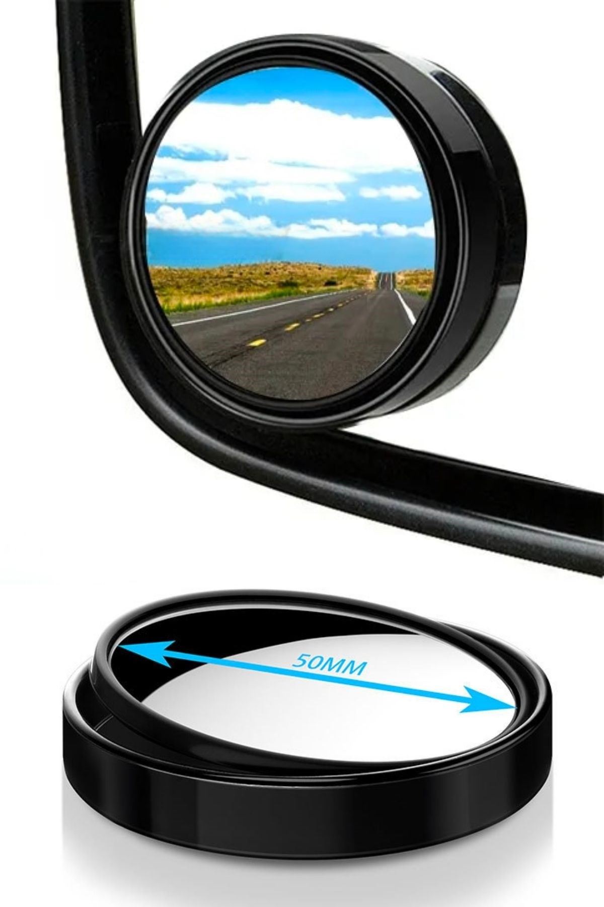 TBL Dekor® Otomobil Geniş Açılı Araç Kör Nokta Dikiz Aynası Dikiz Aynası 1 Çift