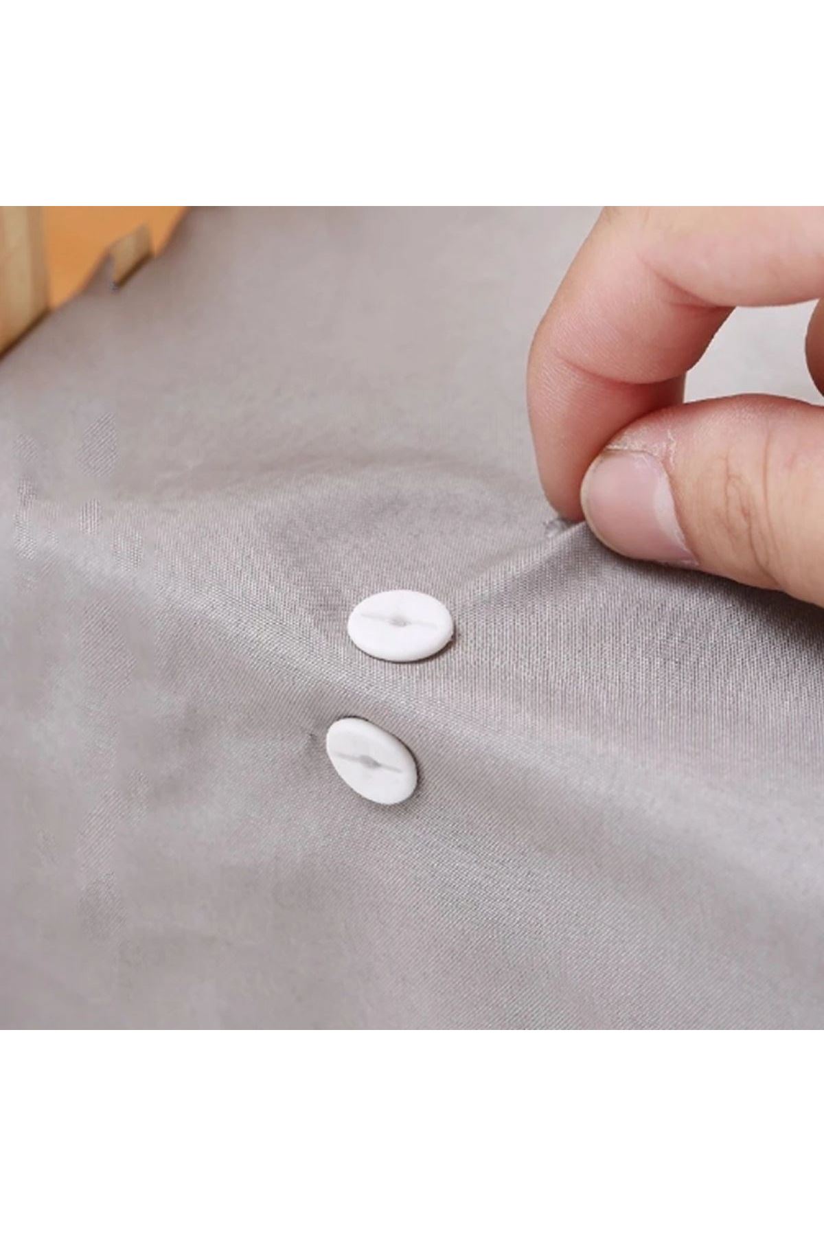 TBL Dekor® Yorgan Kılıfı Ve Çarşaf Tutucu Sabitleyici Düğme Kiti