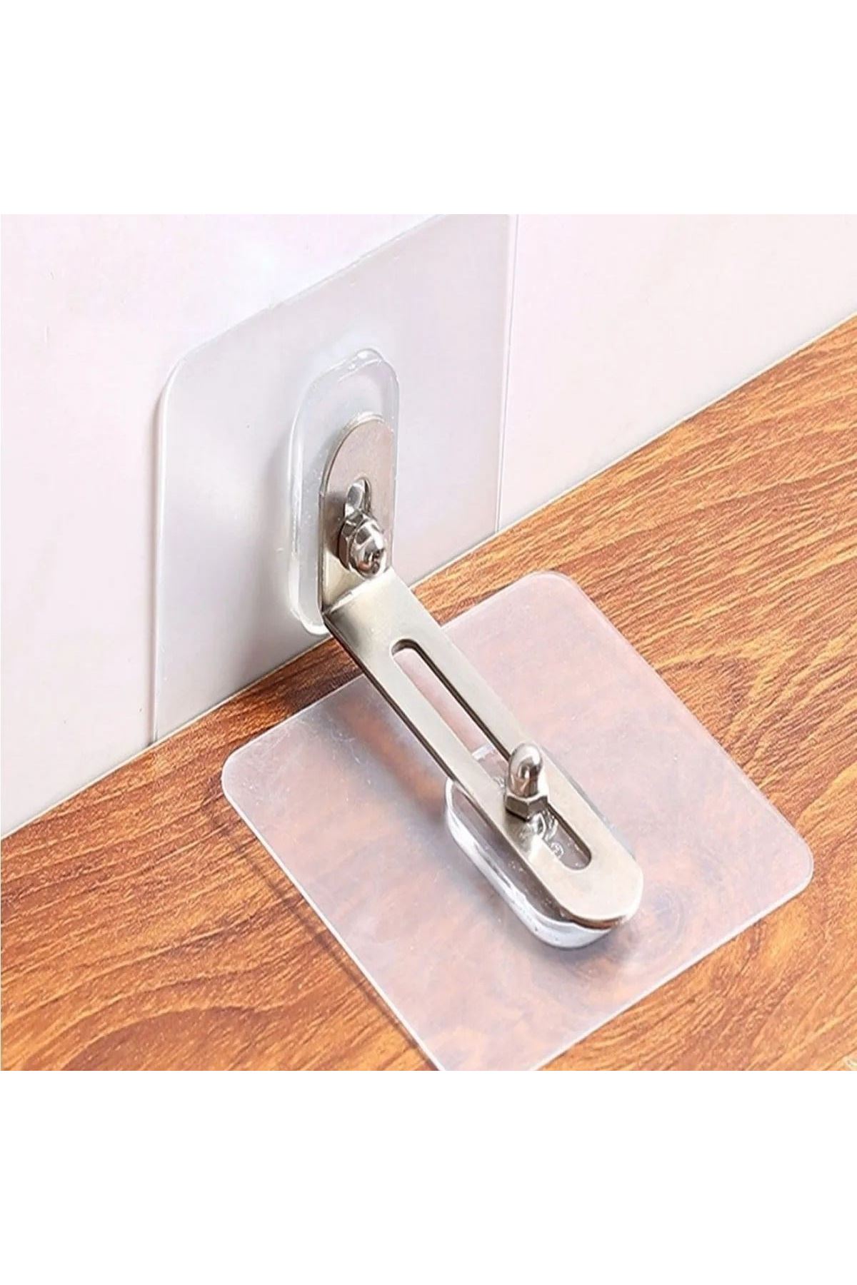 TBL Dekor® Deprem İçin Ultra Dayanıklı Çivisiz Duvarı Delmeden Ayarlanabilir Eşya Sabitleyici Aparat