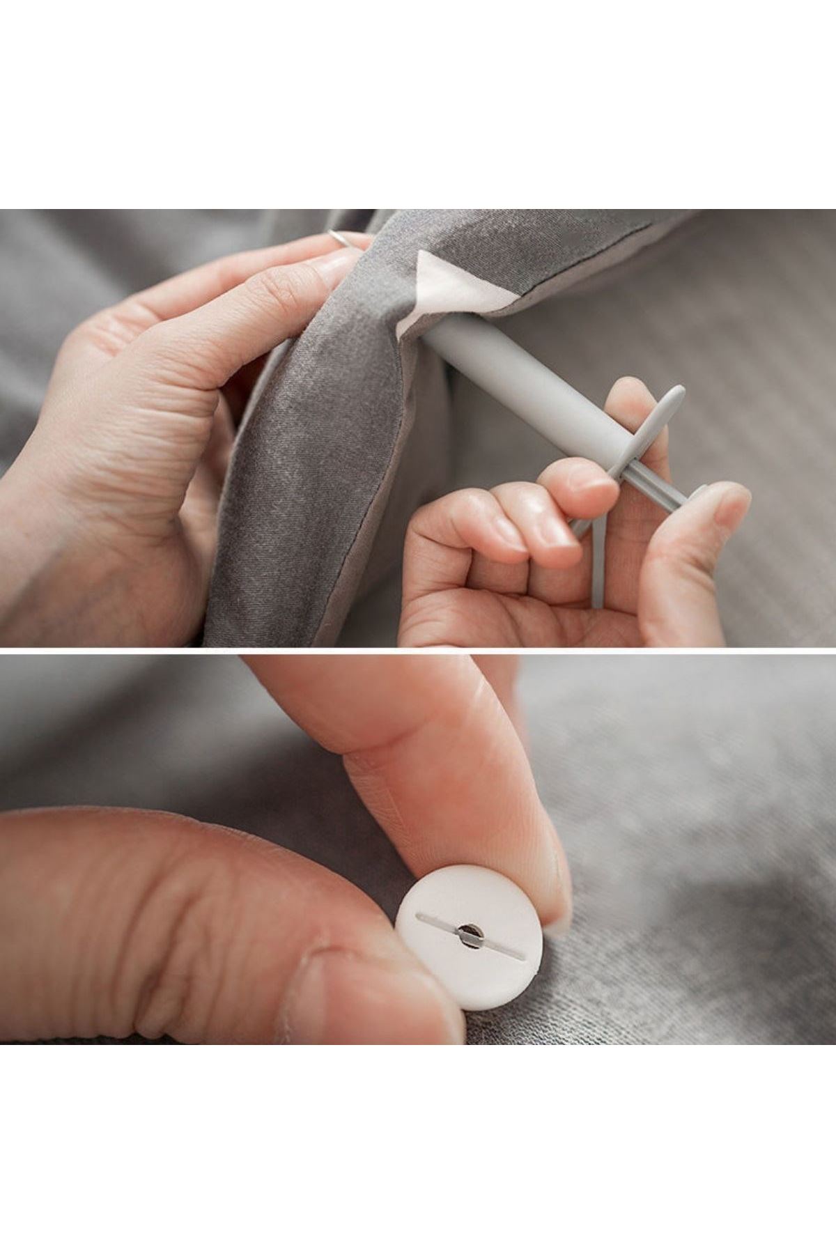 TBL Dekor® Yorgan Kılıfı Ve Çarşaf Tutucu Sabitleyici Düğme Kiti