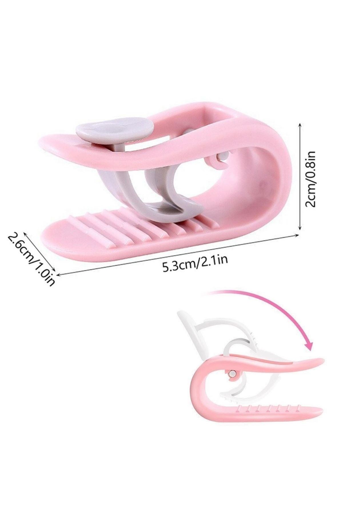 TBL Dekor® 4 Adet İğnesiz Yorgan Çarşaf Ve Perde Tutucu Sabitleyici Kaydırmaz Örtü Düzenleyici Klips