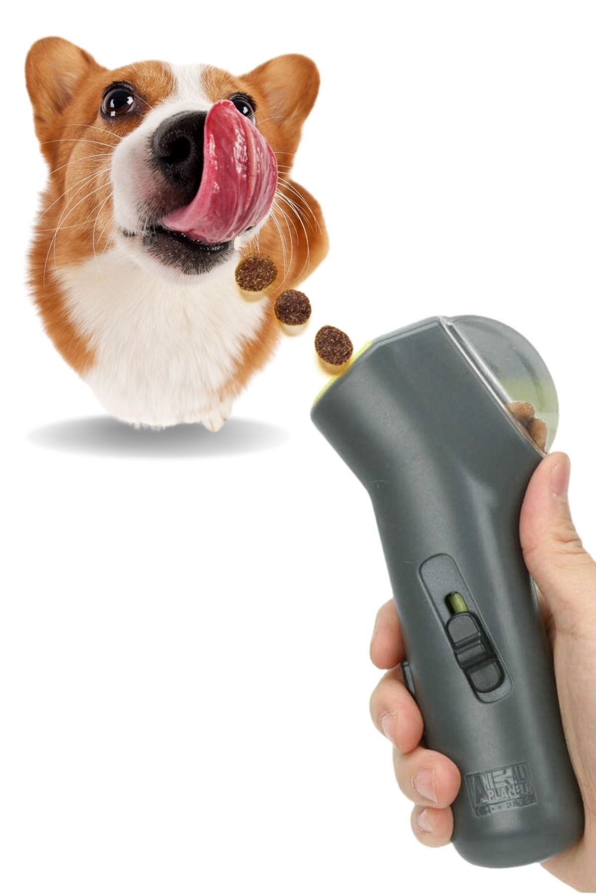 TBL Dekor® Kedi ve Köpekler İçin Hazneli Mama Fırlatma Oyuncağı Yem Atıcı Aparat